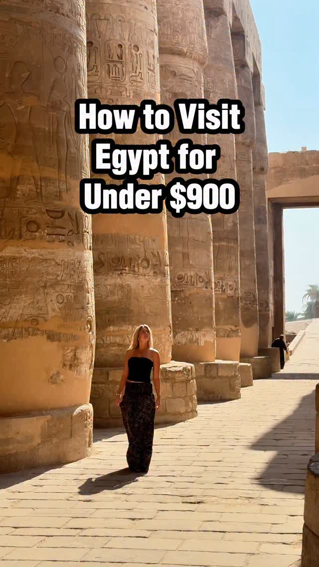 Shelby Reicks Travels Facebook ad: how to visit Egypt for UNDER $900
