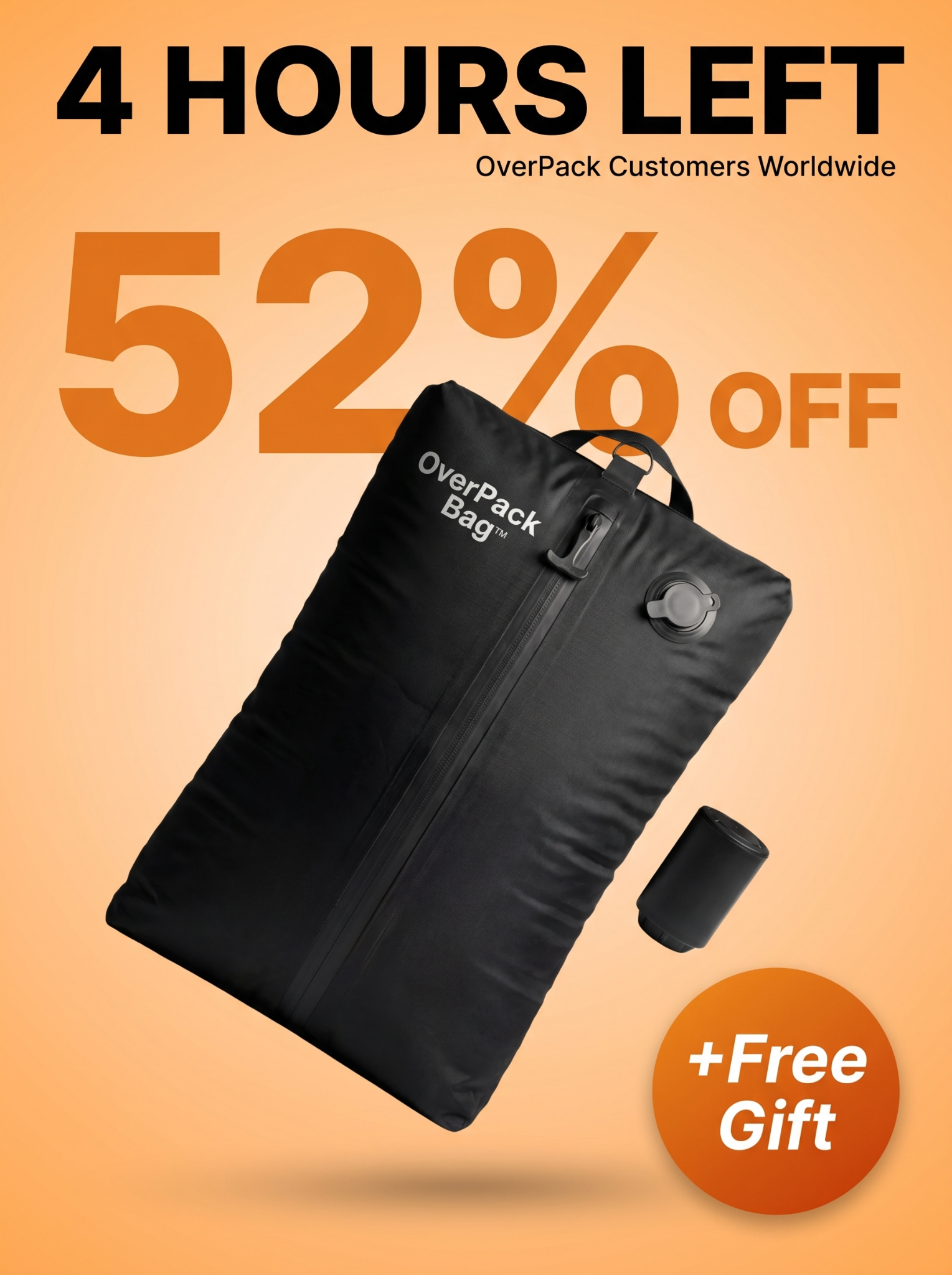 OverpackBag Facebook ad