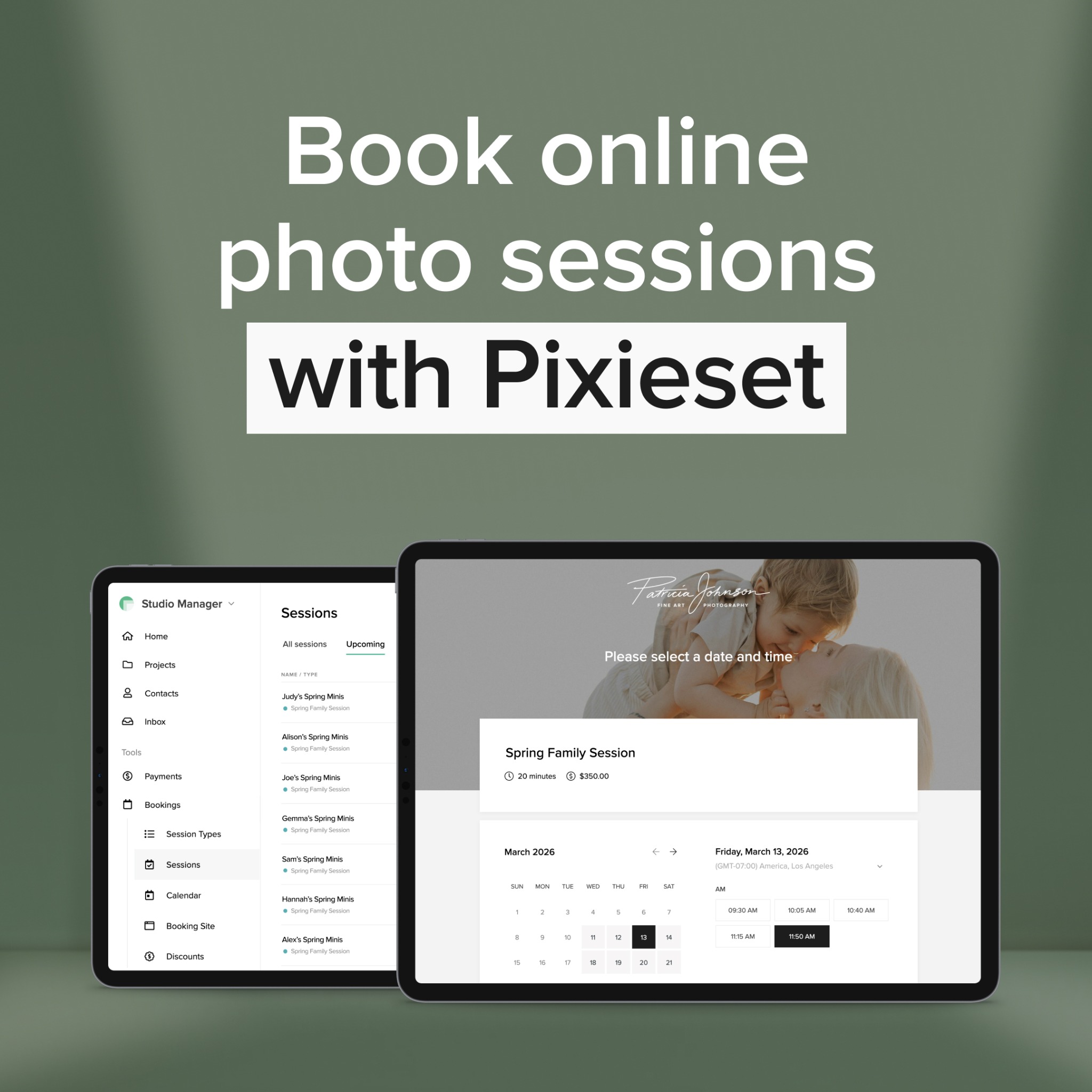Pixieset Facebook ad: Power up your photography business