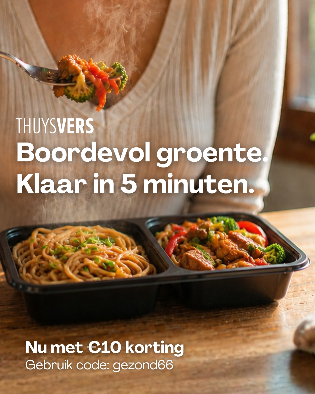 ThuysVers Facebook ad: Nu met €10 welkomstkorting