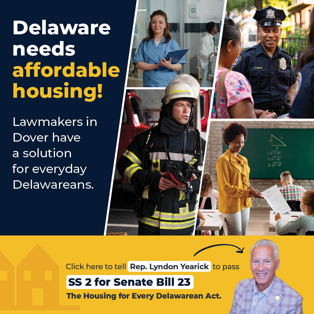 Home Builders Association of Delaware Facebook ad: Affordable Housing Delaware
