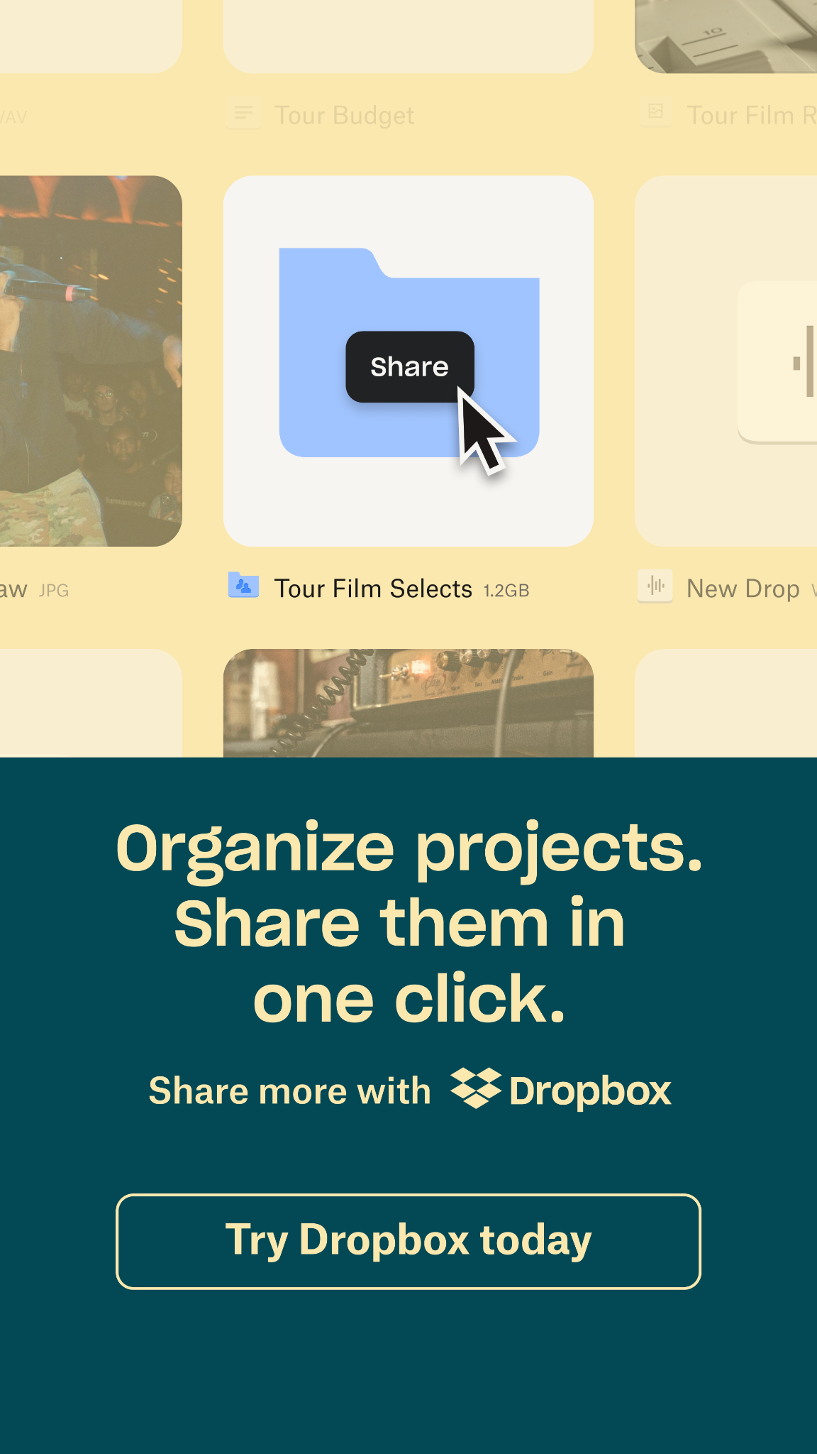 Dropbox Facebook ad