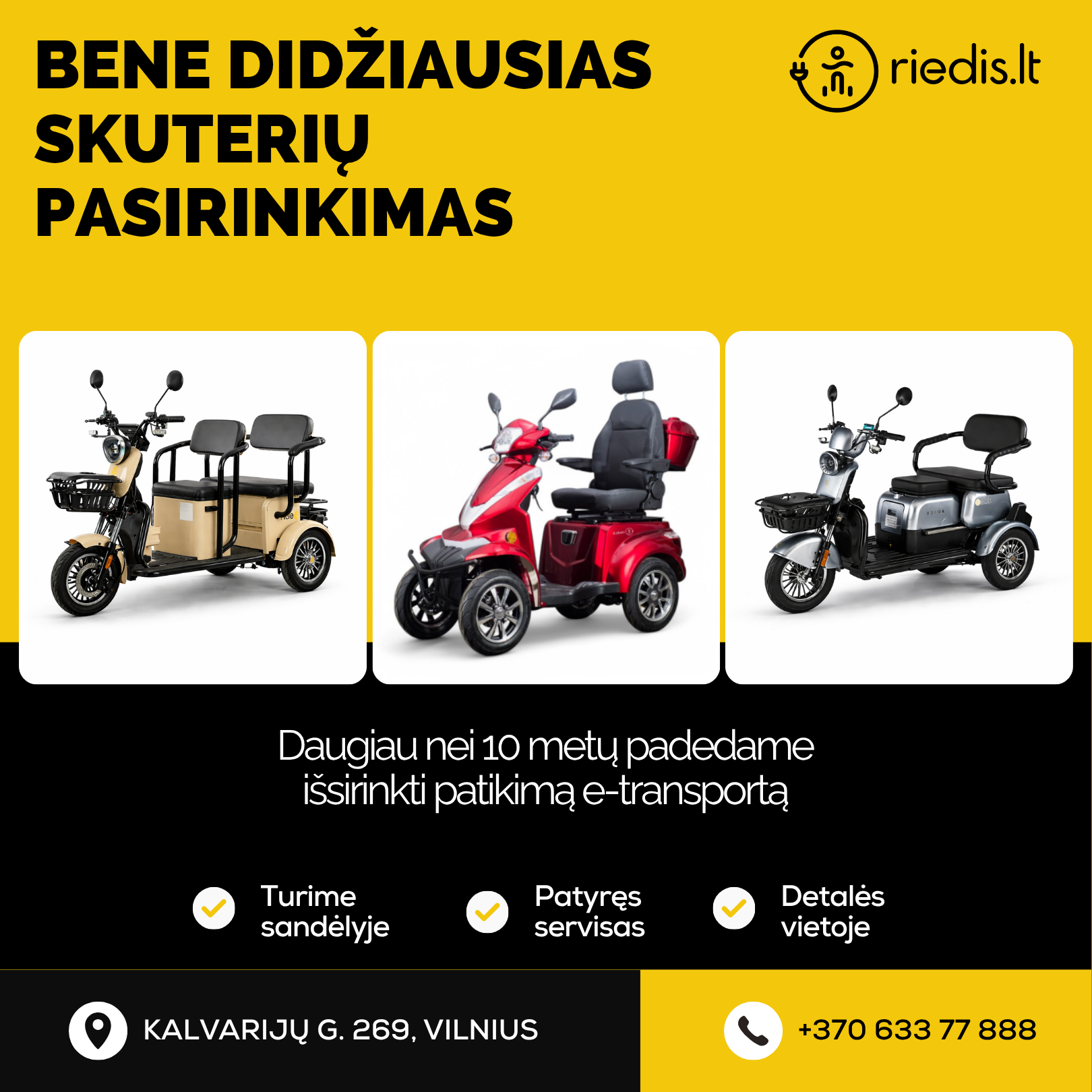 Riedis.lt Facebook ad