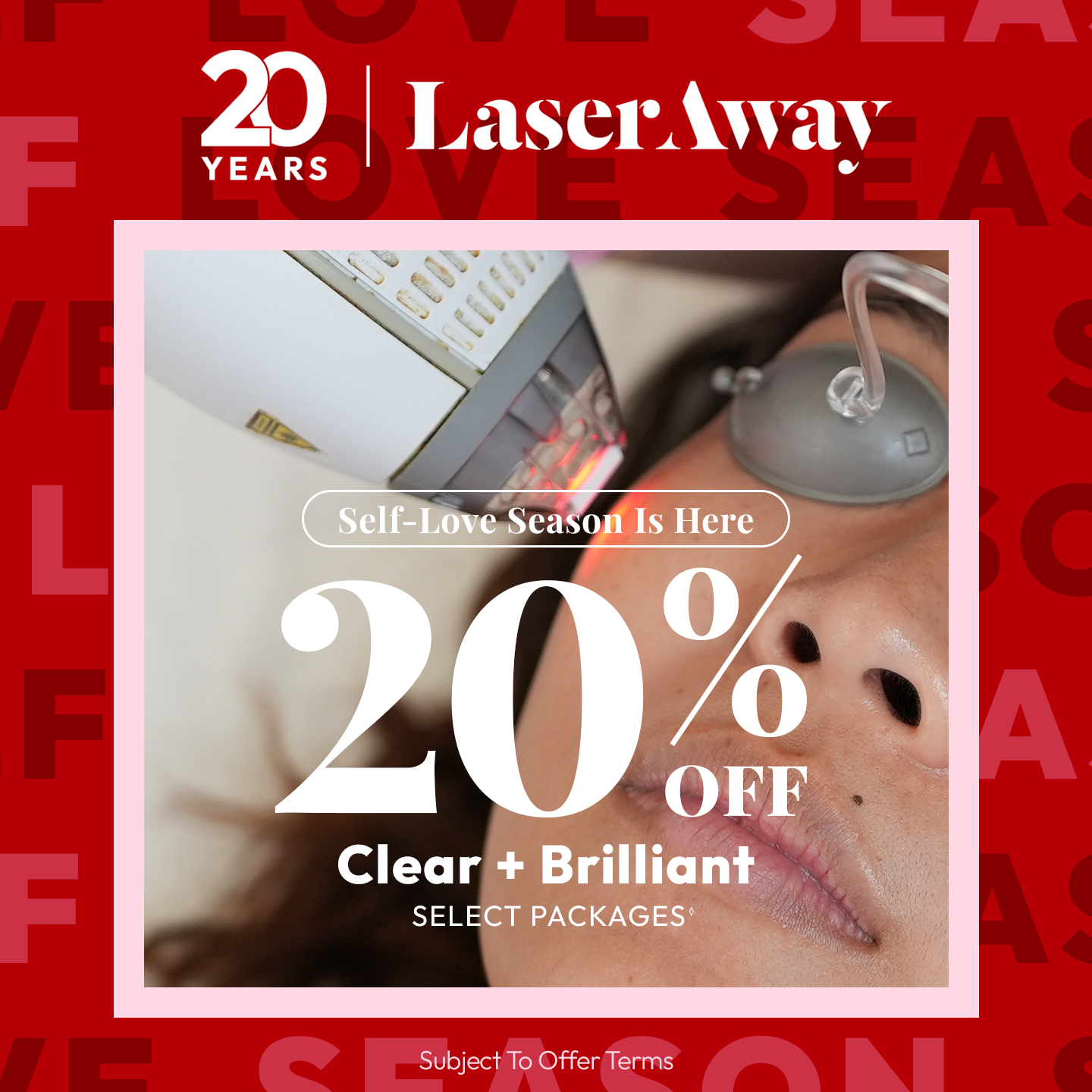 LaserAway Facebook ad