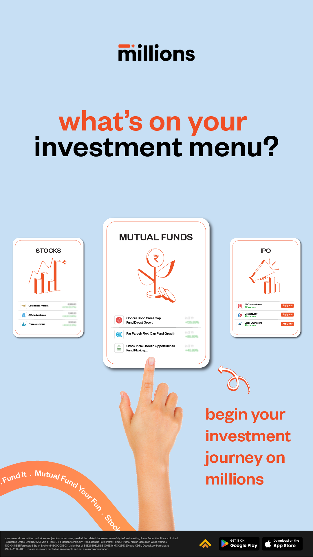 Millions app Facebook ad