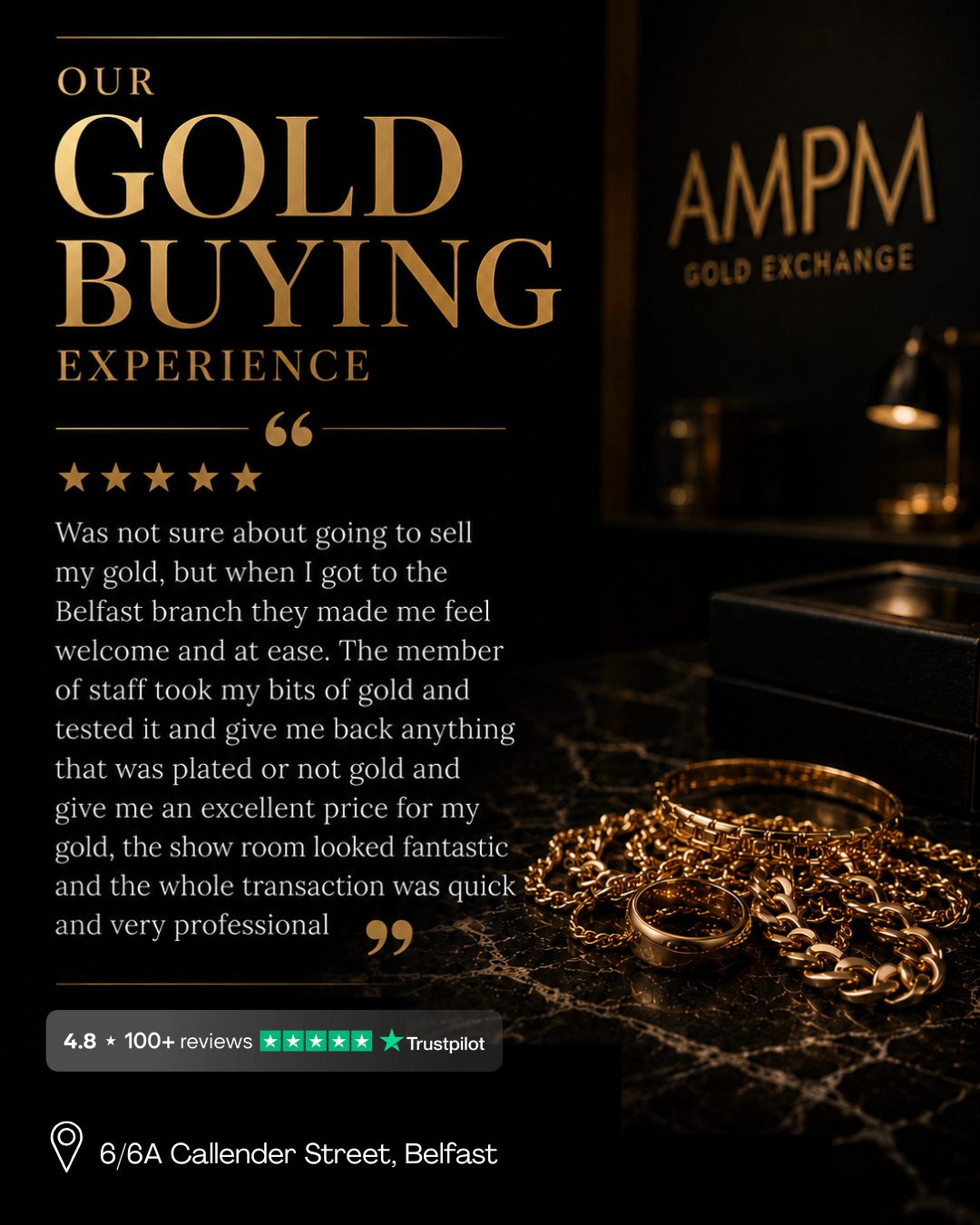 AMPM Luxury Goods Facebook ad