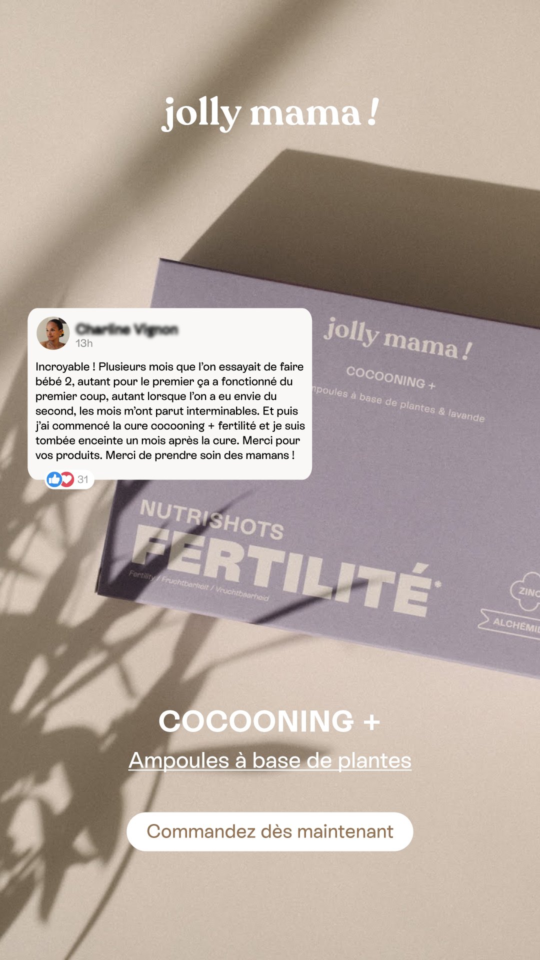 Jolly Mama Facebook ad