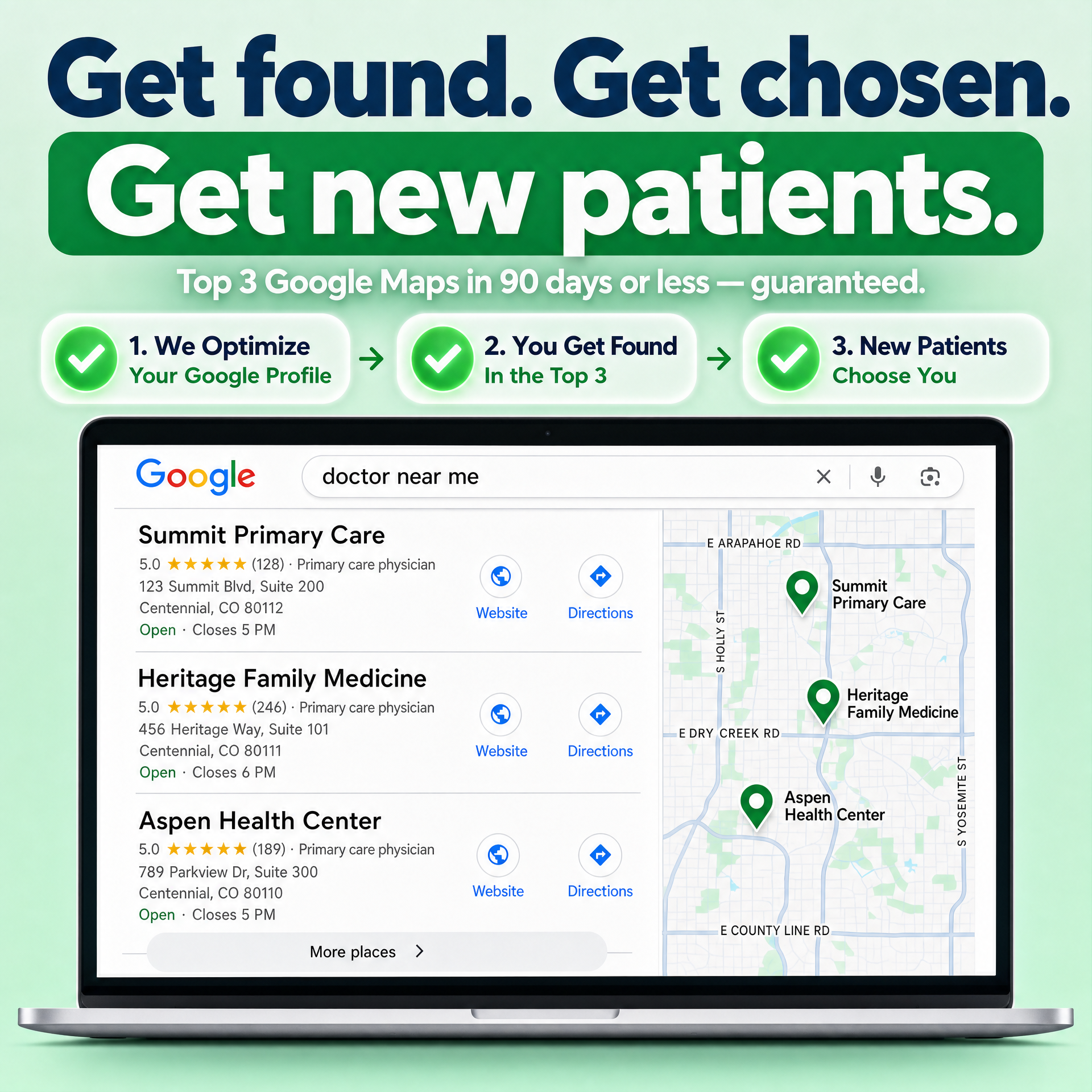 Maps Guaranteed Facebook ad