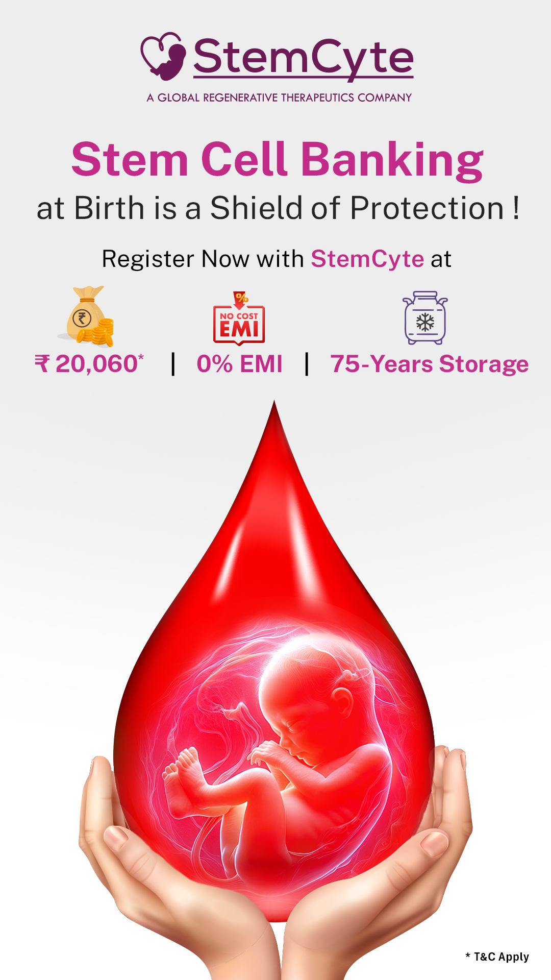 StemCyte India Facebook ad