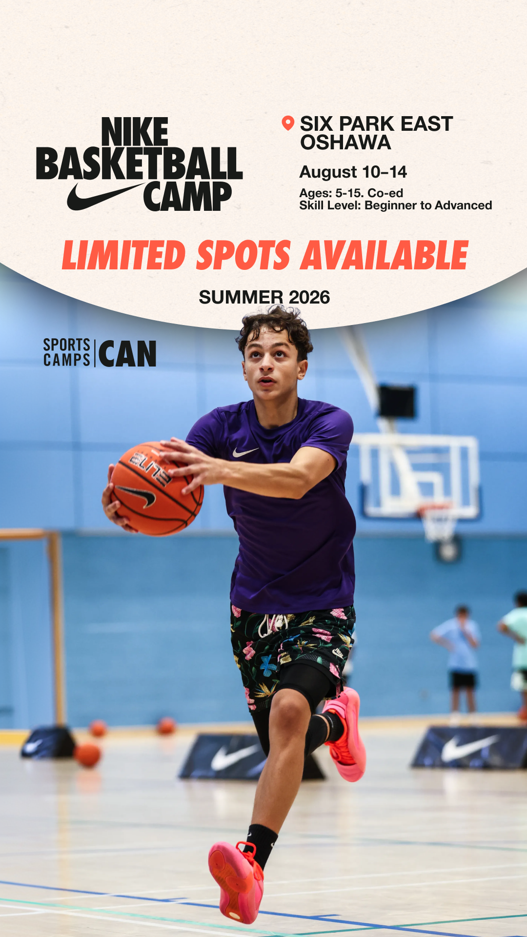 Nike Sports Camps Canada Facebook ad