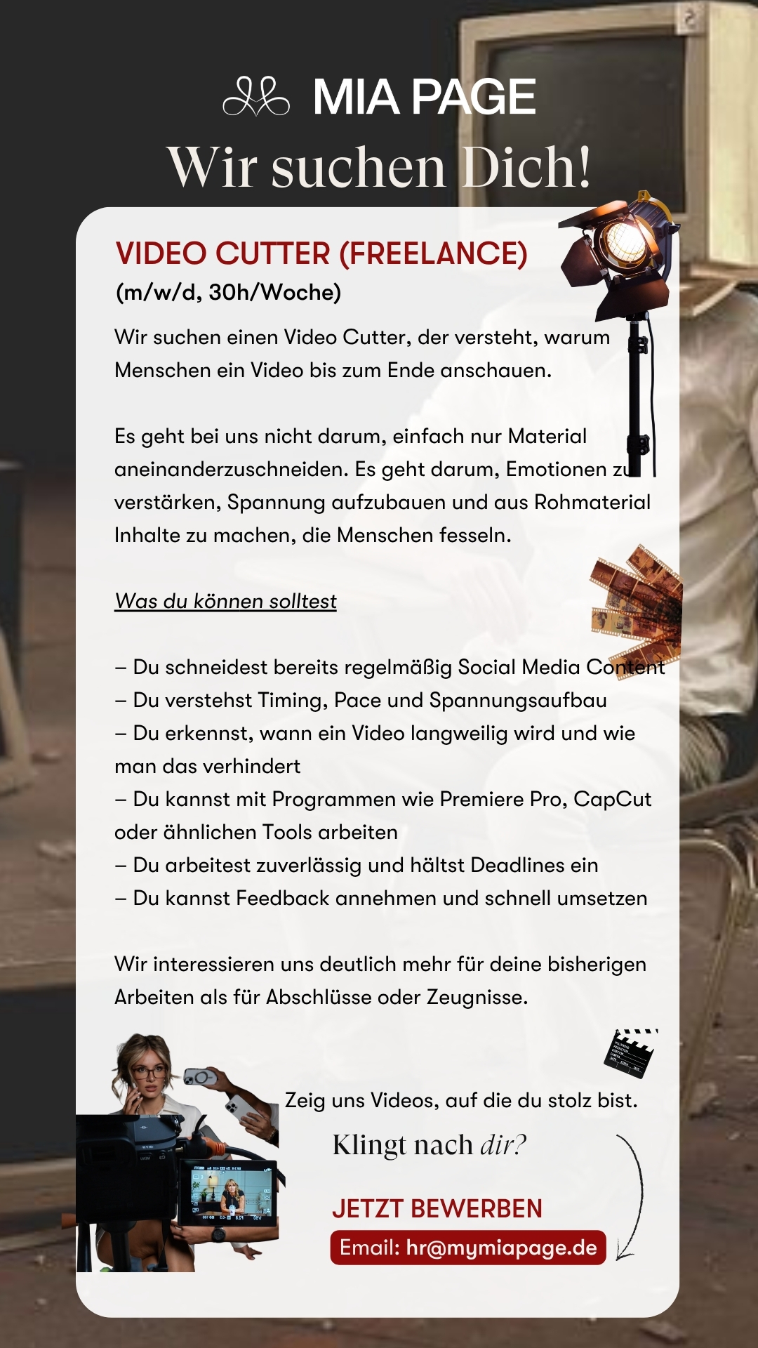Mia Facebook ad