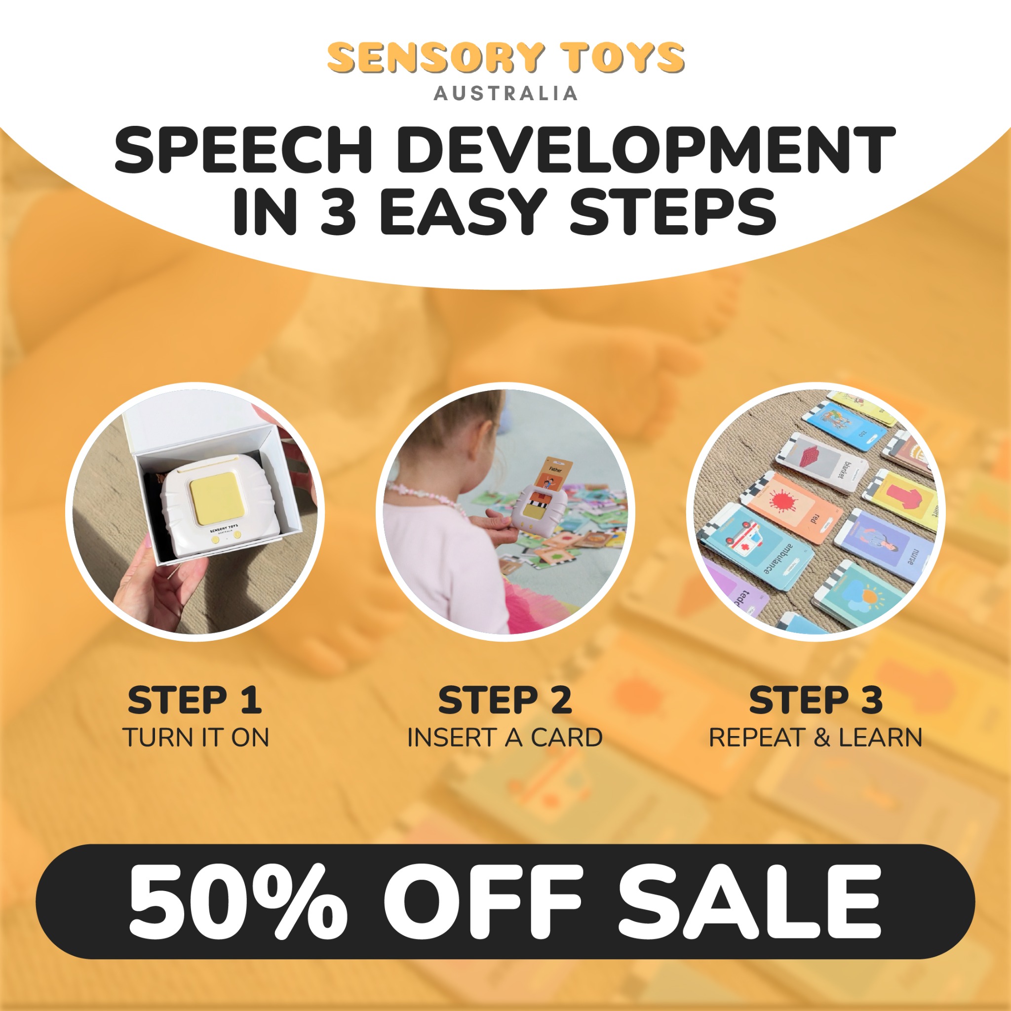 Sensory Toys Facebook ad