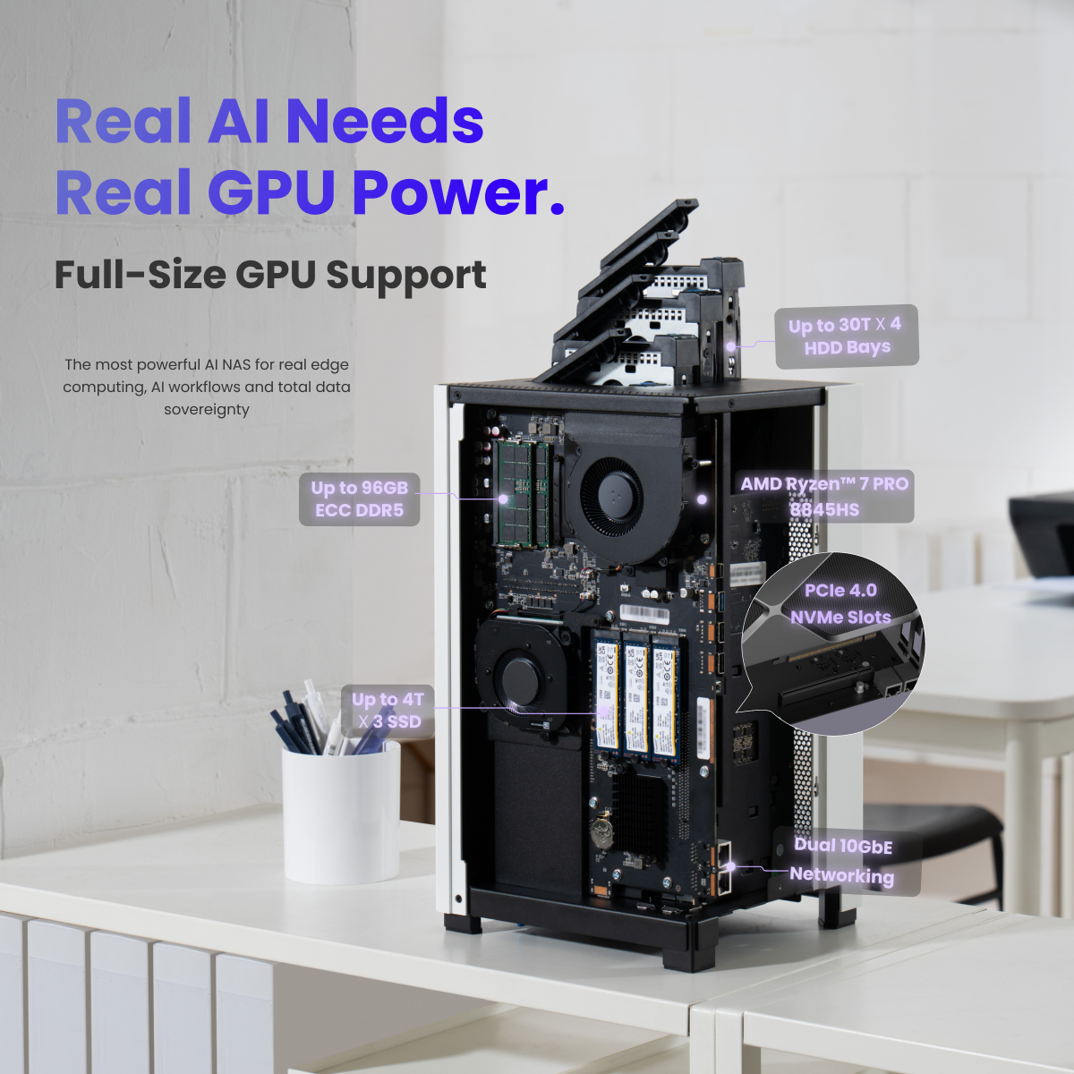 harboros.ai Facebook ad: Local AI, Fully Unleashed
