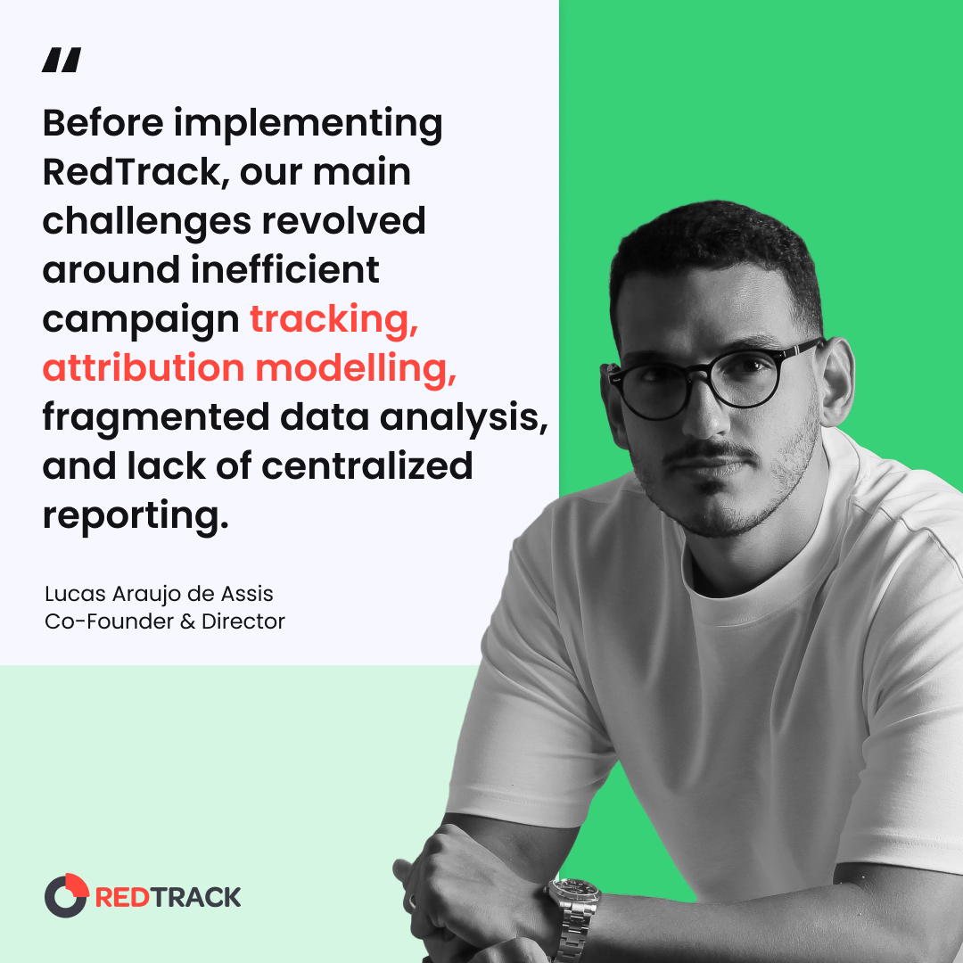 RedTrack.io Facebook ad from Jan 28, 2026