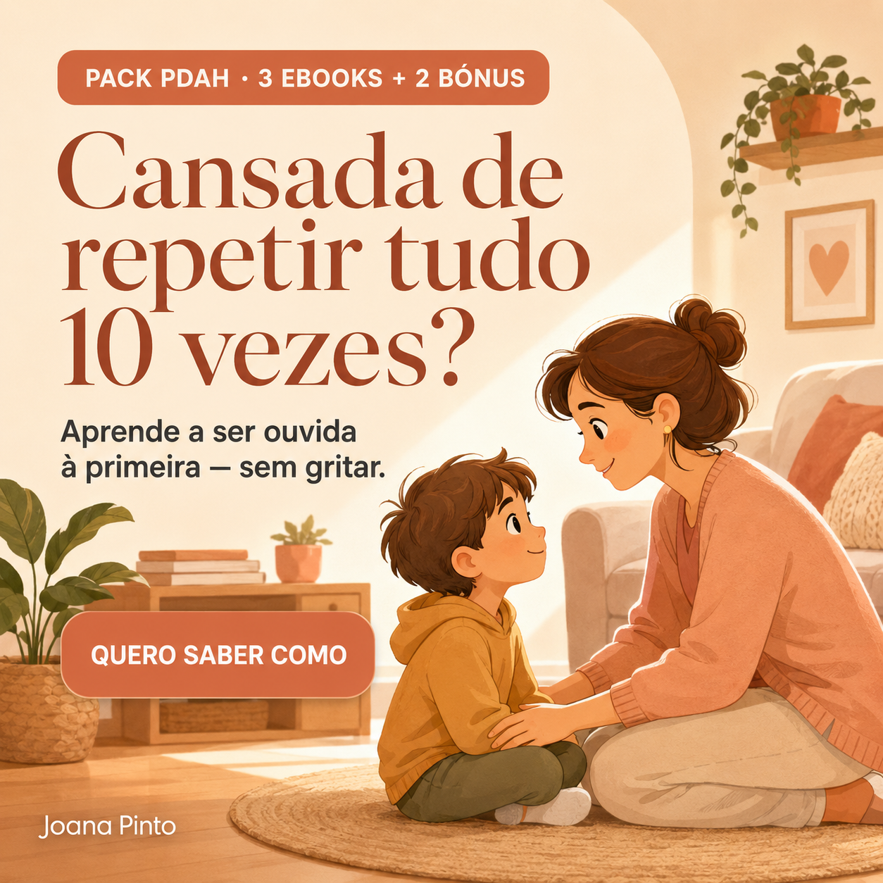 Psicologia Online Facebook ad: O teu filho não te ouve? Não é birra.