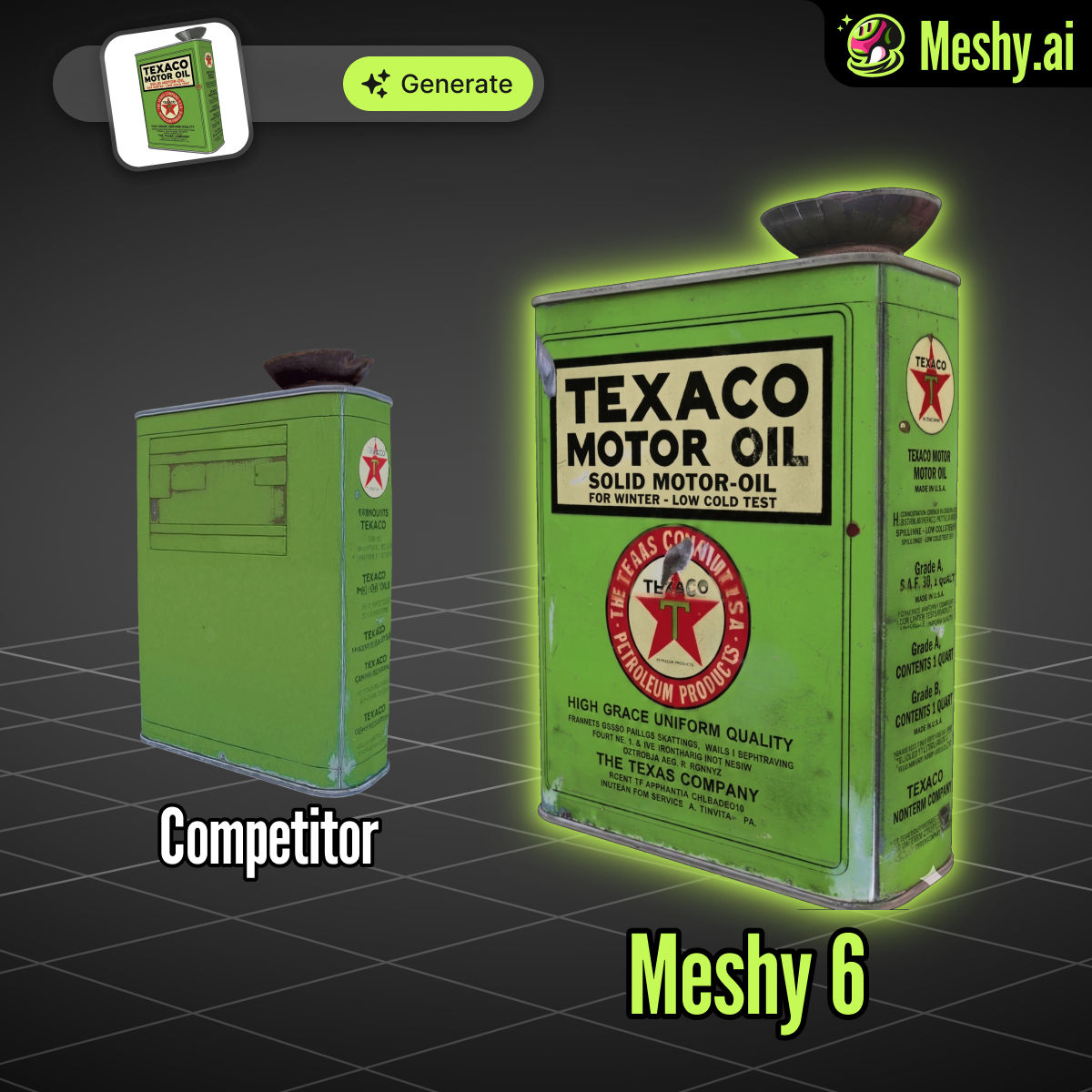 Meshy Facebook ad