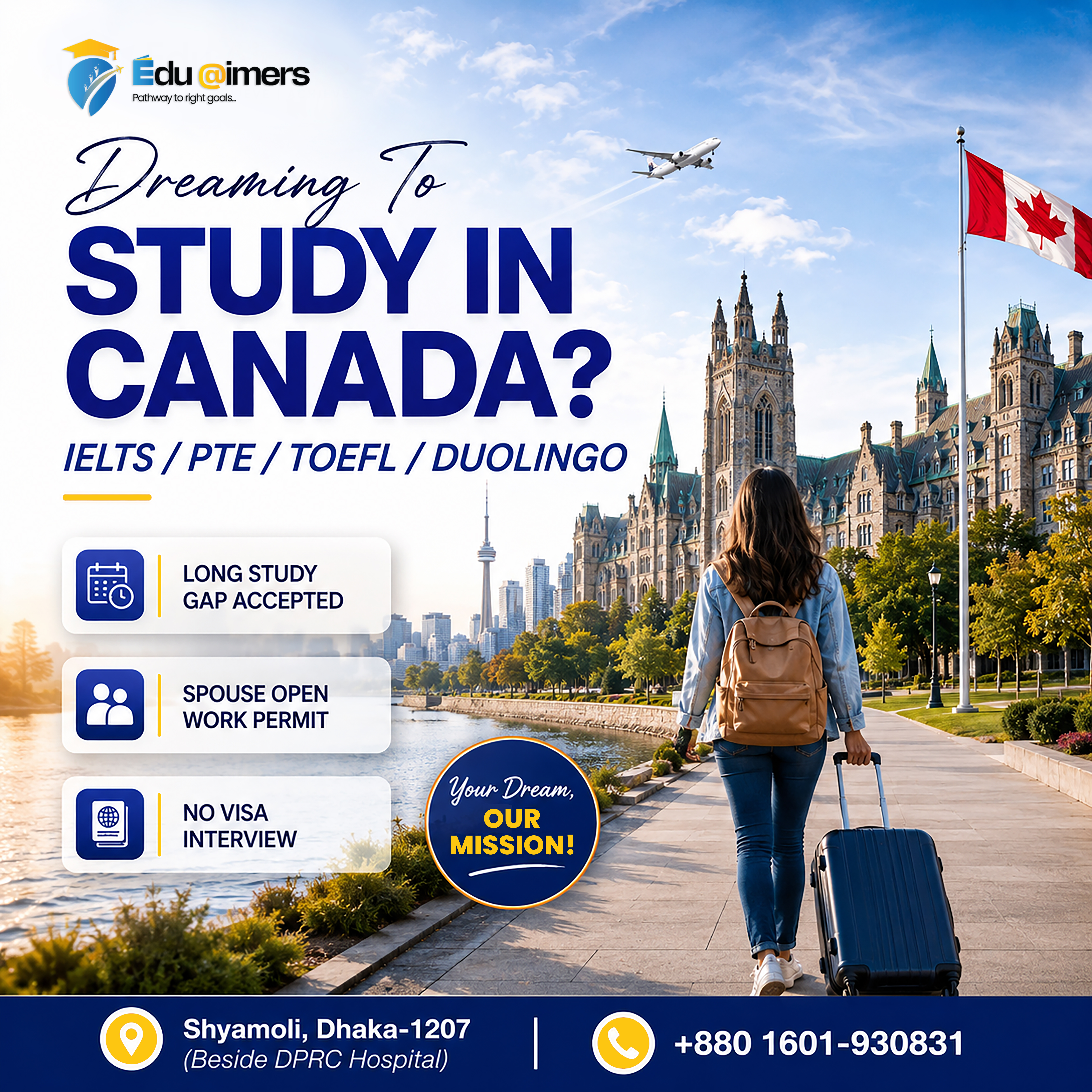 Edu Aimers Facebook ad: 𝗦𝘁𝘂𝗱𝘆 𝗶𝗻 𝗖𝗮𝗻𝗮𝗱𝗮