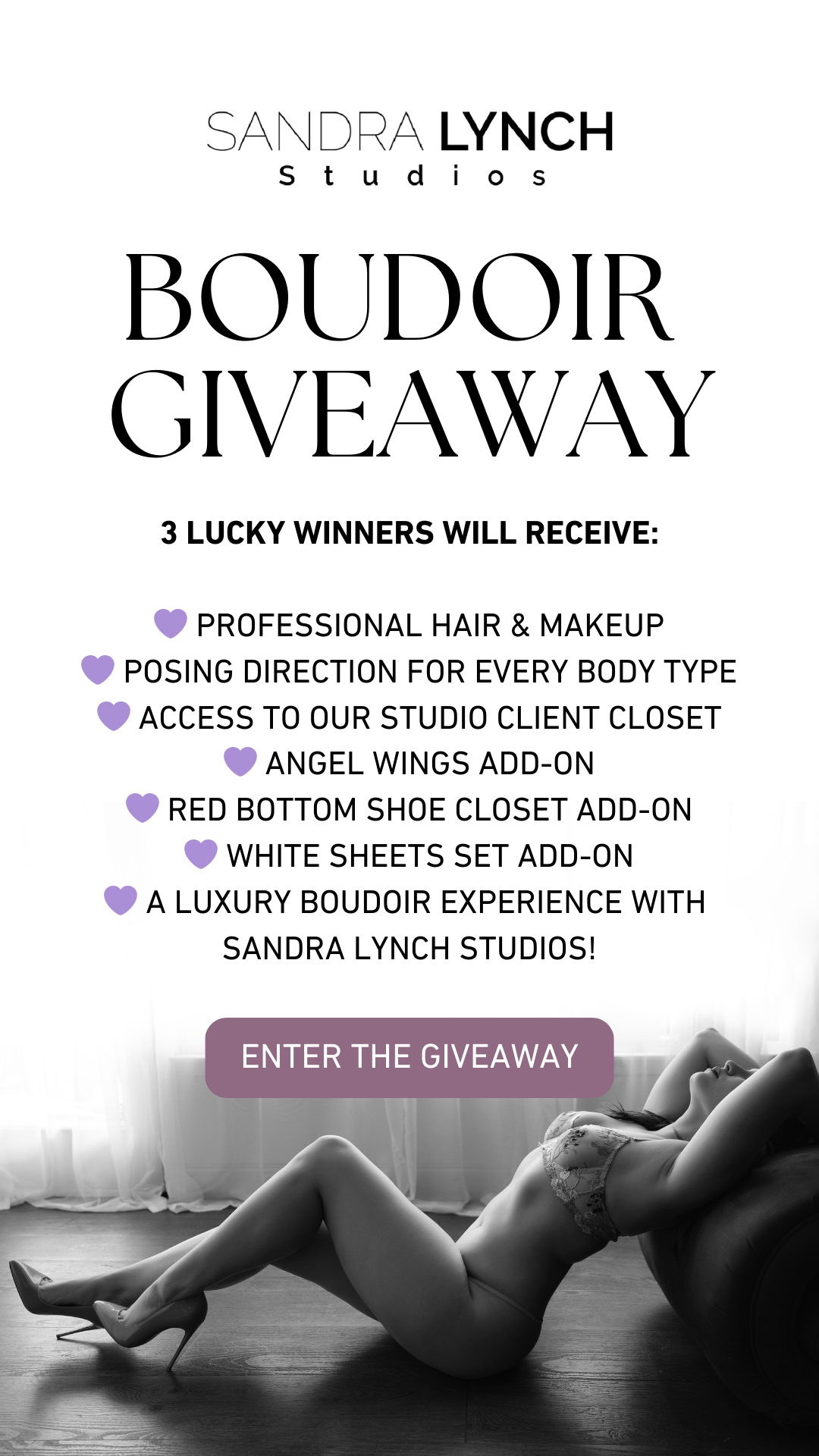 Sandra Lynch Studios - Dallas Boudoir Photography Facebook ad from Feb 5, 2026