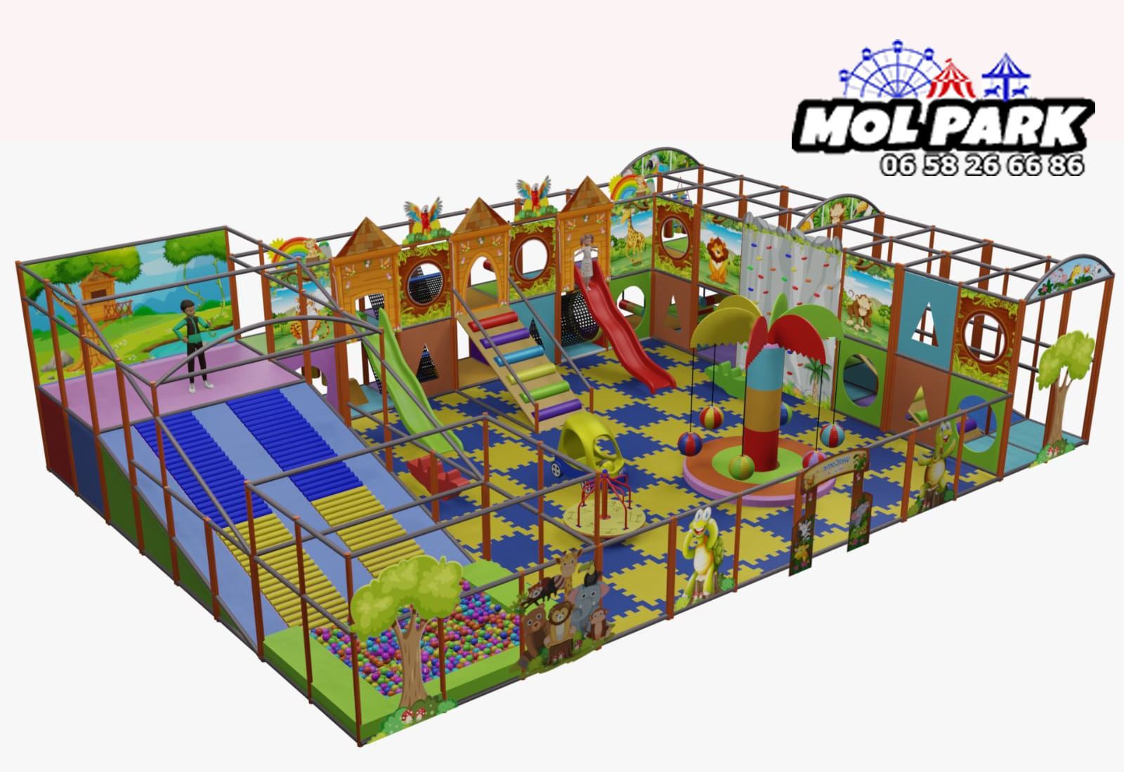 Mol park - مول البارك Facebook ad: تجهيز فضاء الالعاب في المطاعم و المحلات