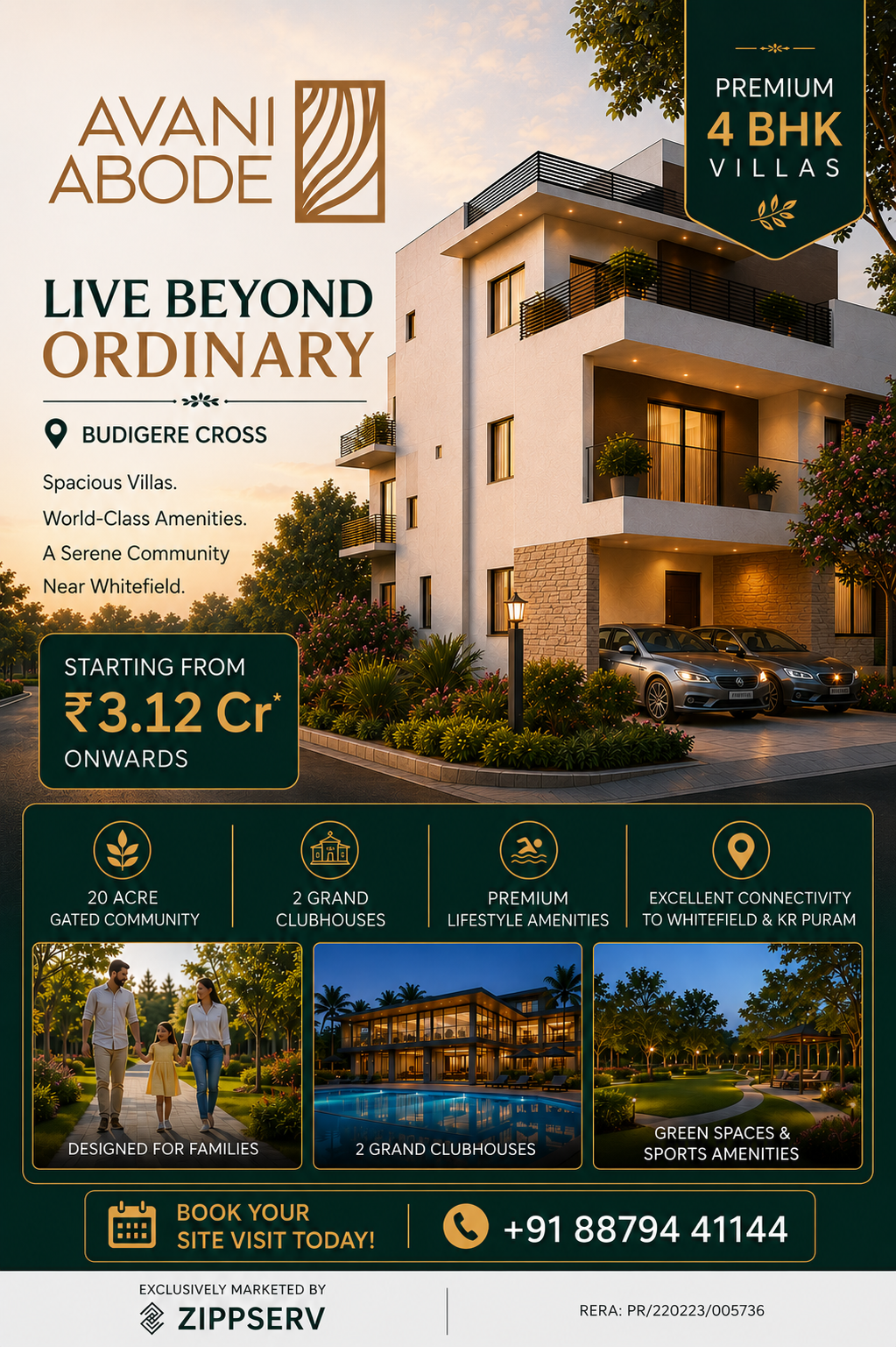 Avani Abode By NG Developers Facebook ad: Nearing Completion, Possession starts soon