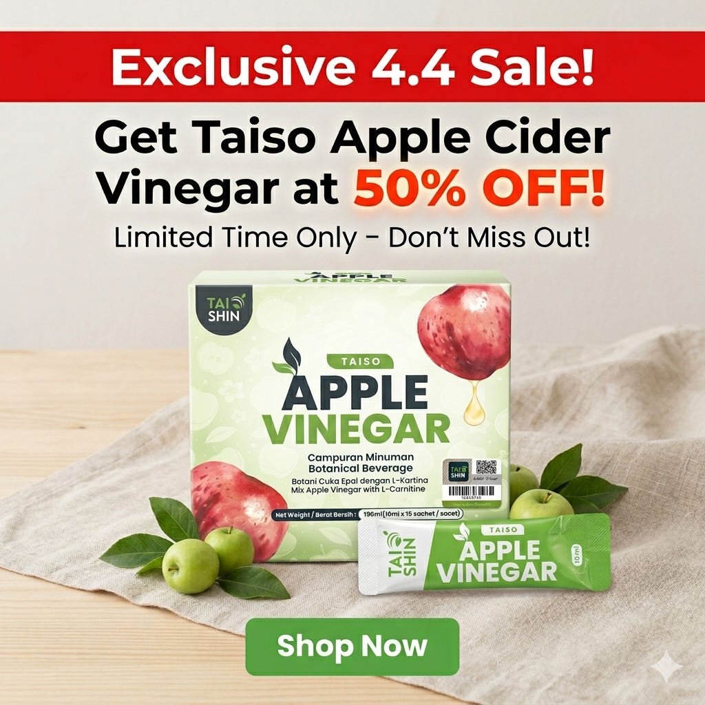 Taiso Apple Cider Vinegar Facebook ad