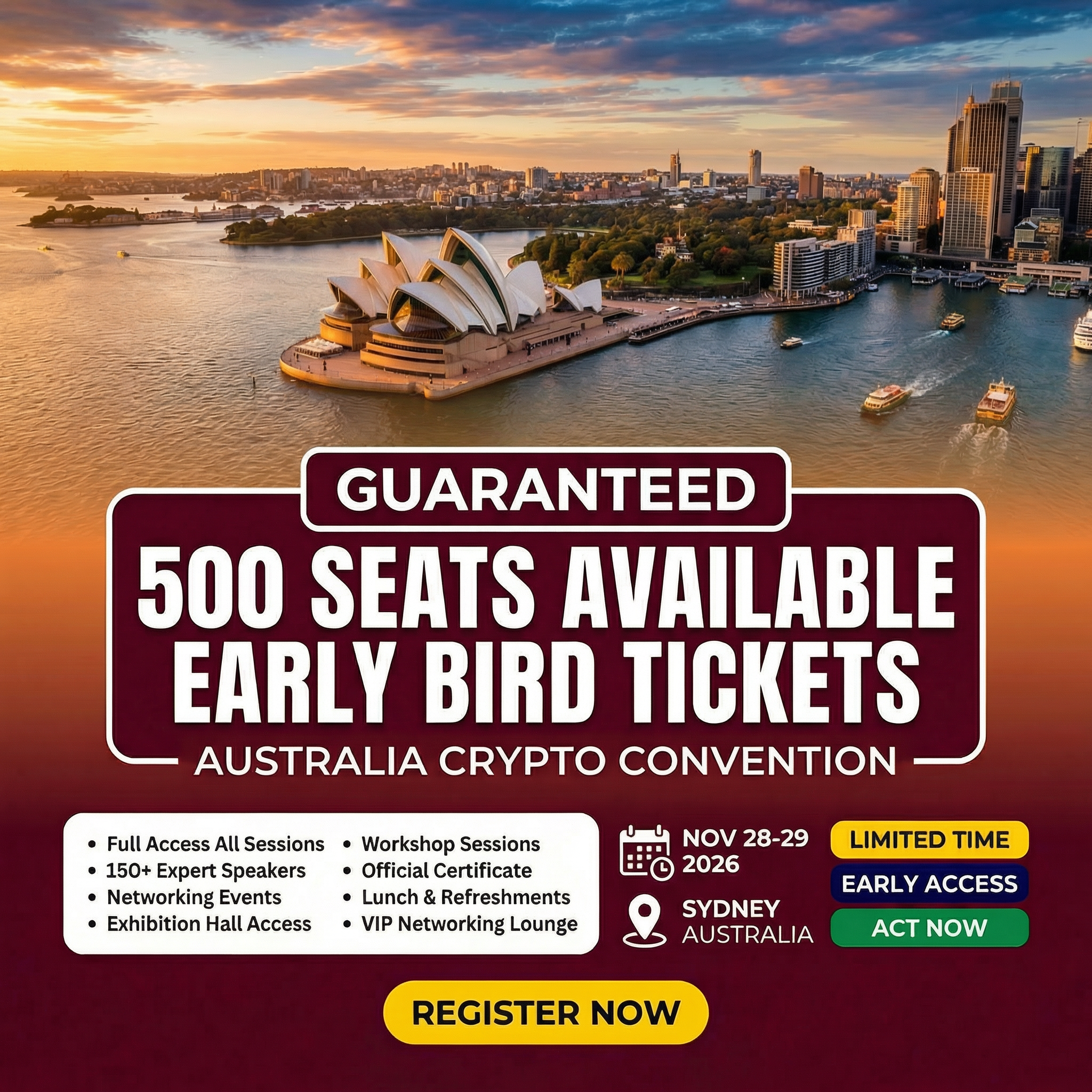 Token2049 2026 Facebook ad: Australia Crypto Convention 2026