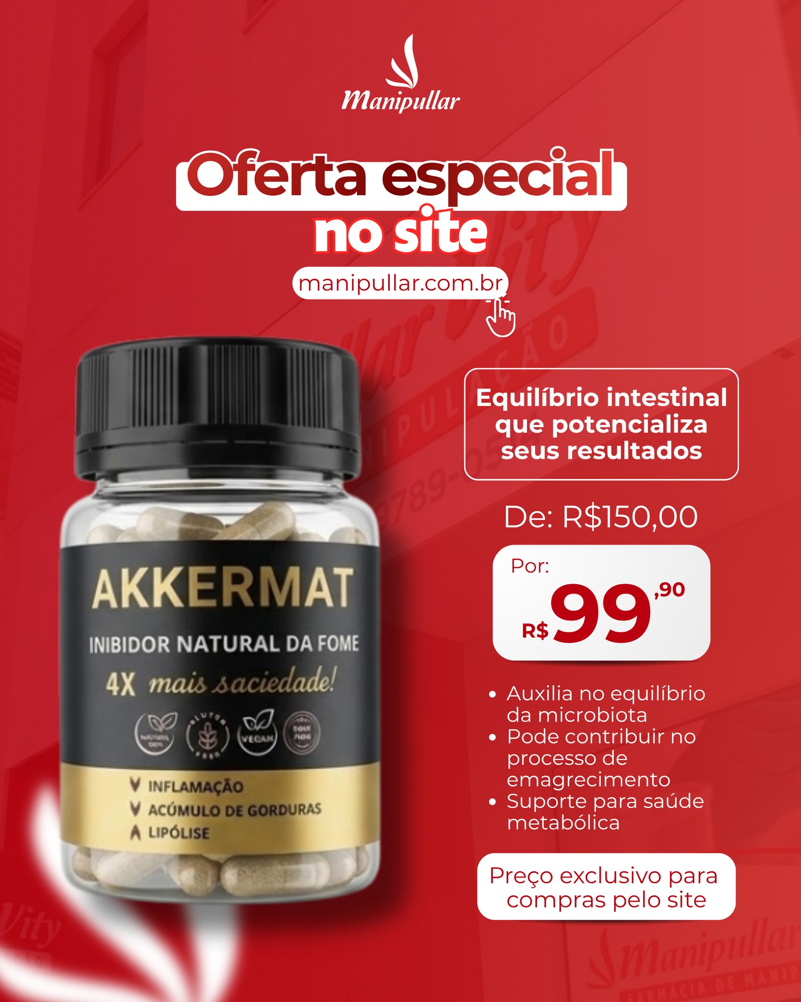 Manipullar Facebook ad: Loja online de Manipullar