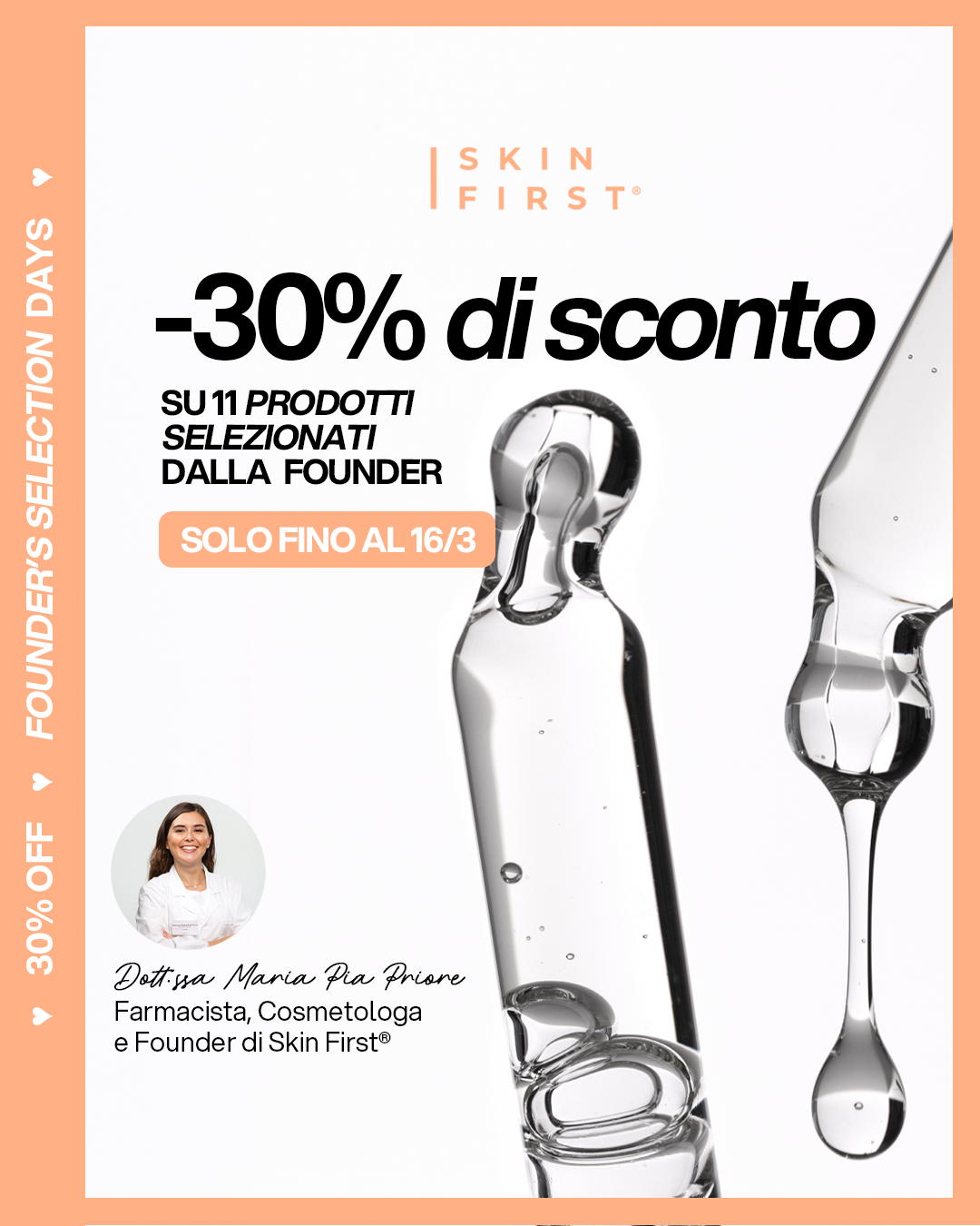 SKIN FIRST Facebook ad