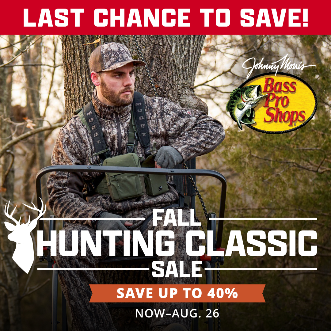 Bass Pro Shops Facebook ad from Aug 20, 2026