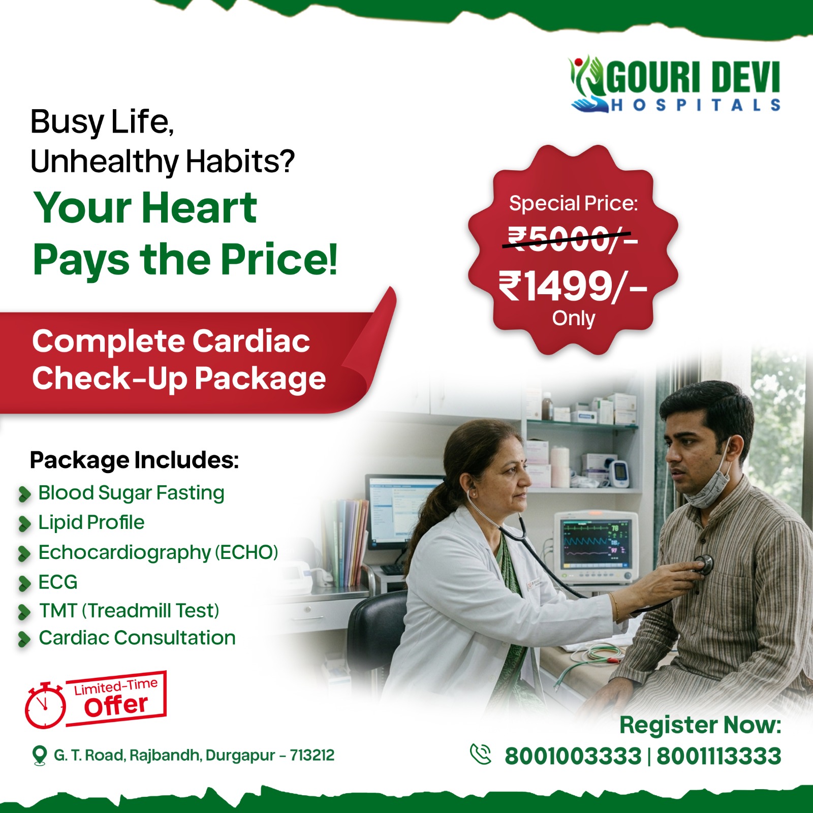 Gouri Devi Hospitals Facebook ad
