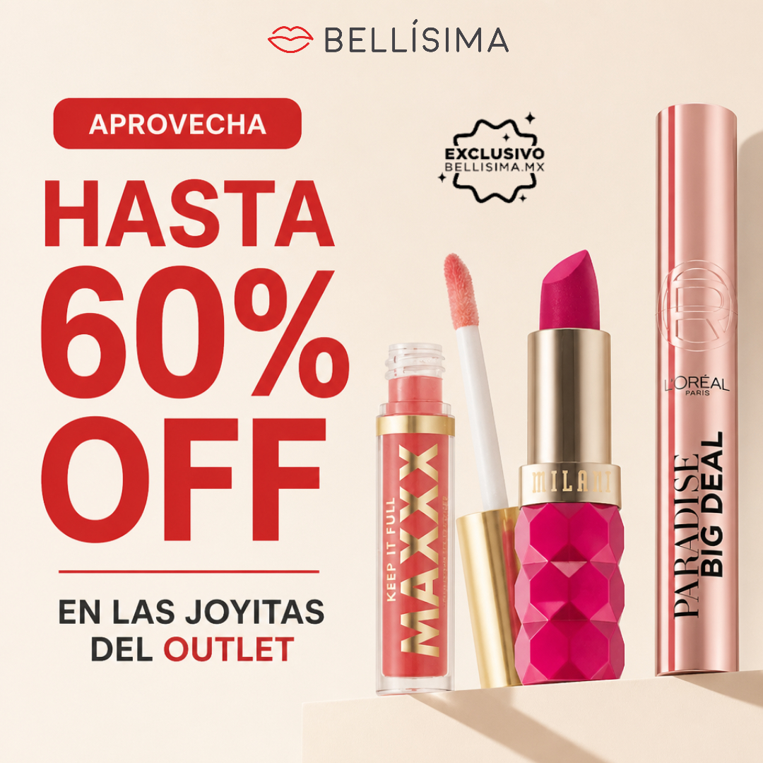 Bellisima Facebook ad: Tus favoritos hasta 60% OFF