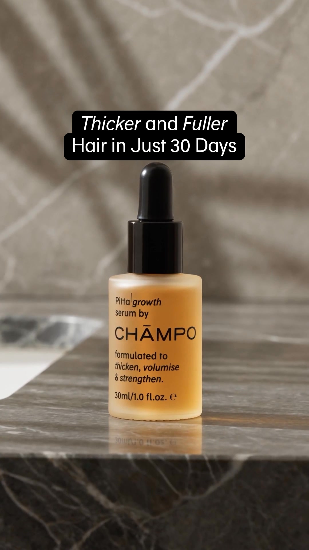 Chāmpo Haircare Facebook ad from May 14, 2026