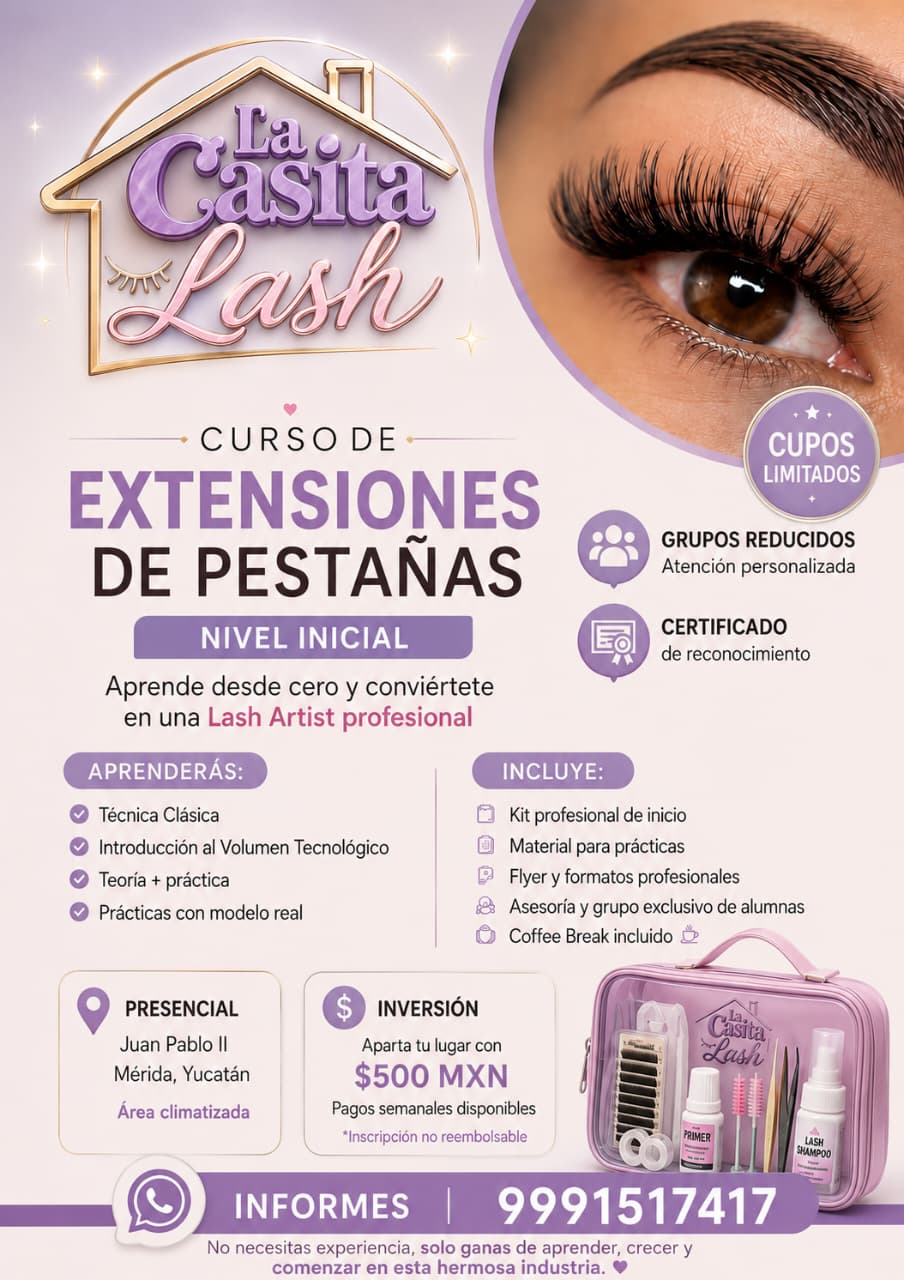 La Casita Lash Facebook ad