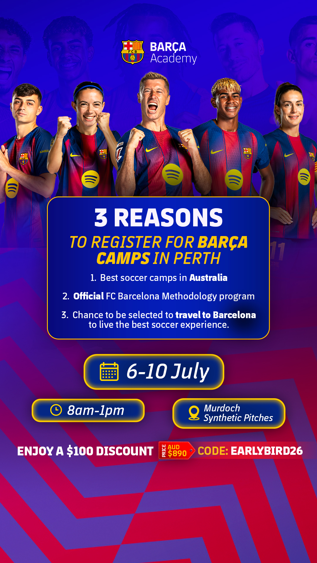 Barça Academy Australia & New Zealand Facebook ad