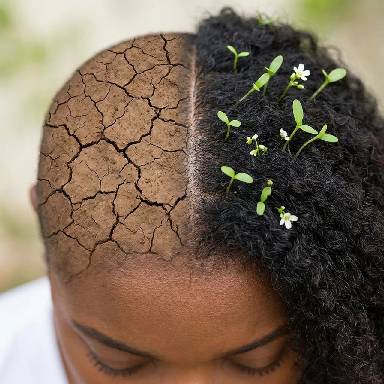Dr. Nia Carter Facebook ad: Reverse Black Alopecia