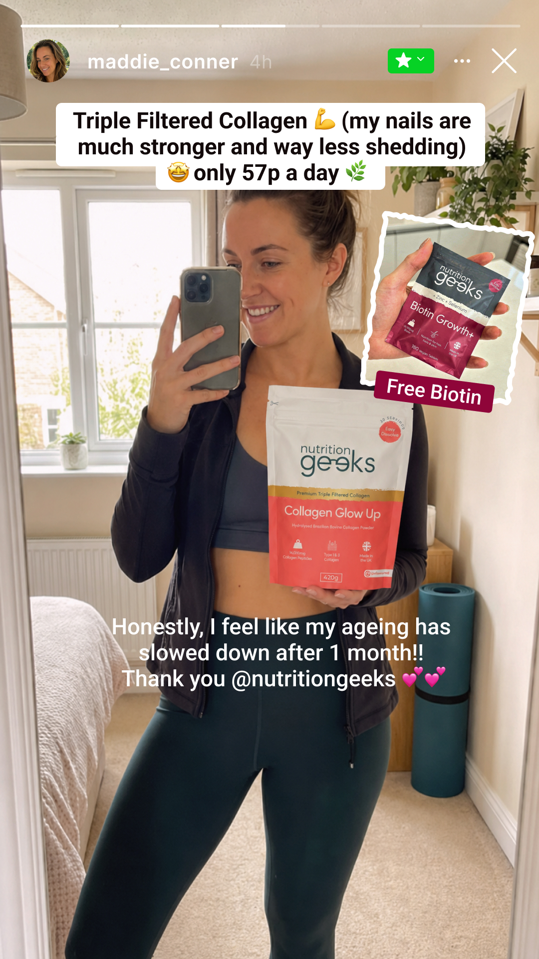 Radiant Over 40 Facebook ad