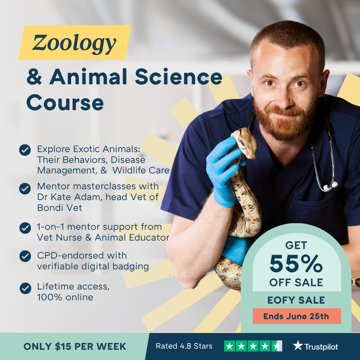 Online Courses Australia Facebook ad