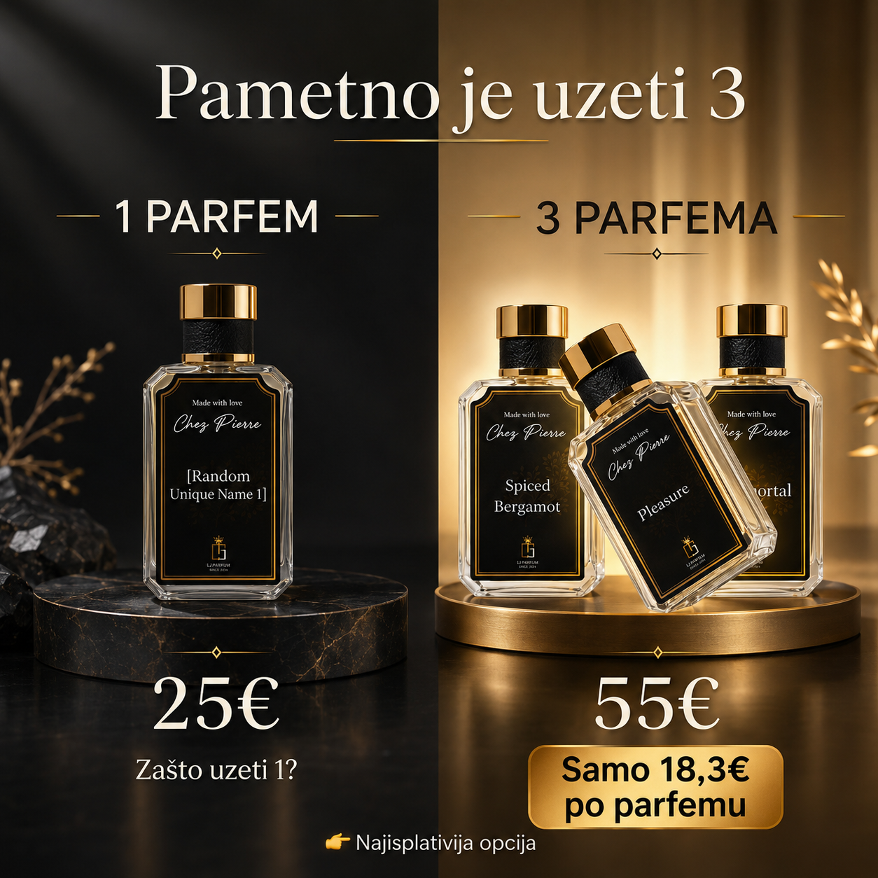 Chez Pierre Hrvatska Facebook ad