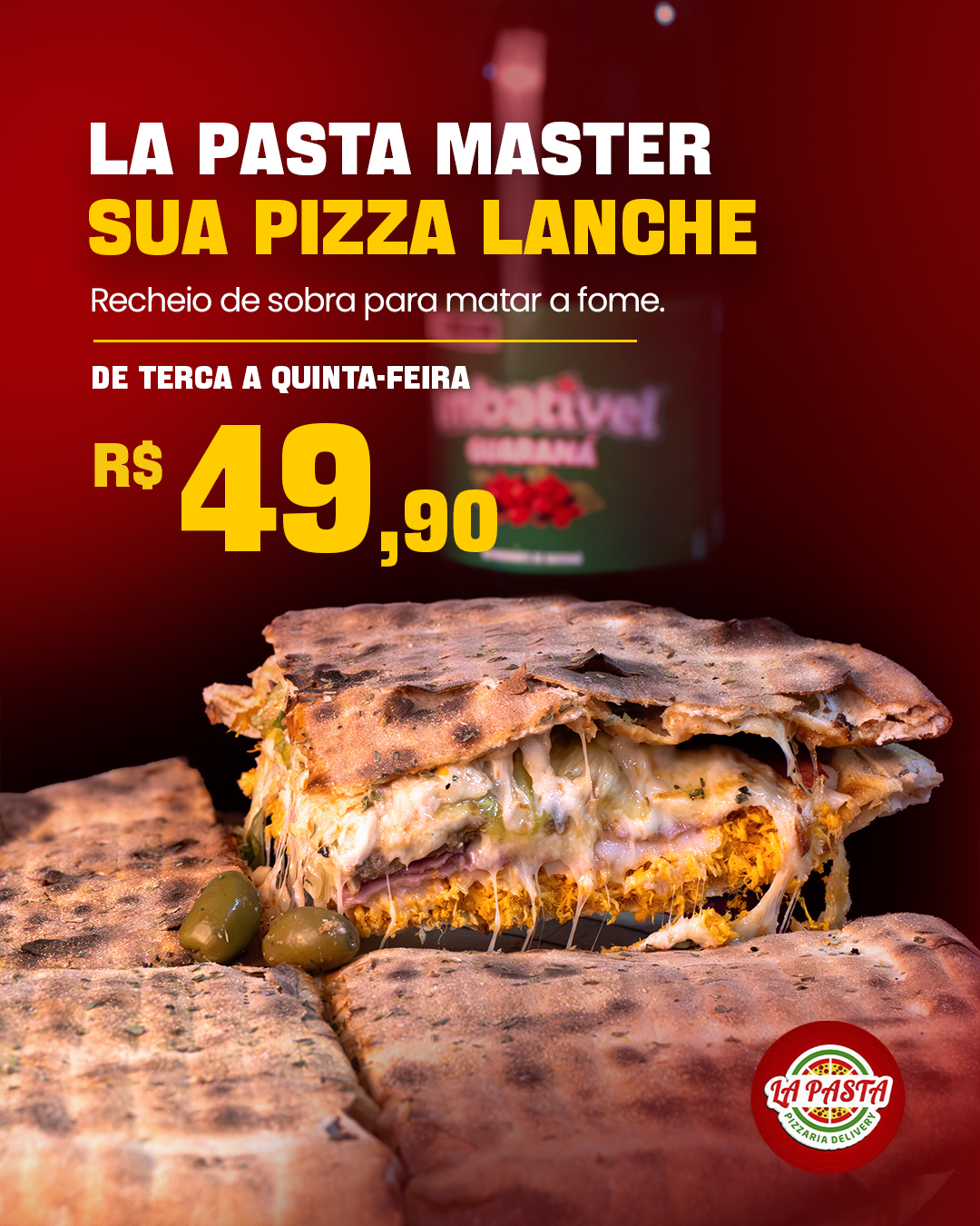 Pizzaria La pasta - Delivery Facebook ad: La Pasta Pizzaria Delivery - Cardápio La Pasta Pizzaria…