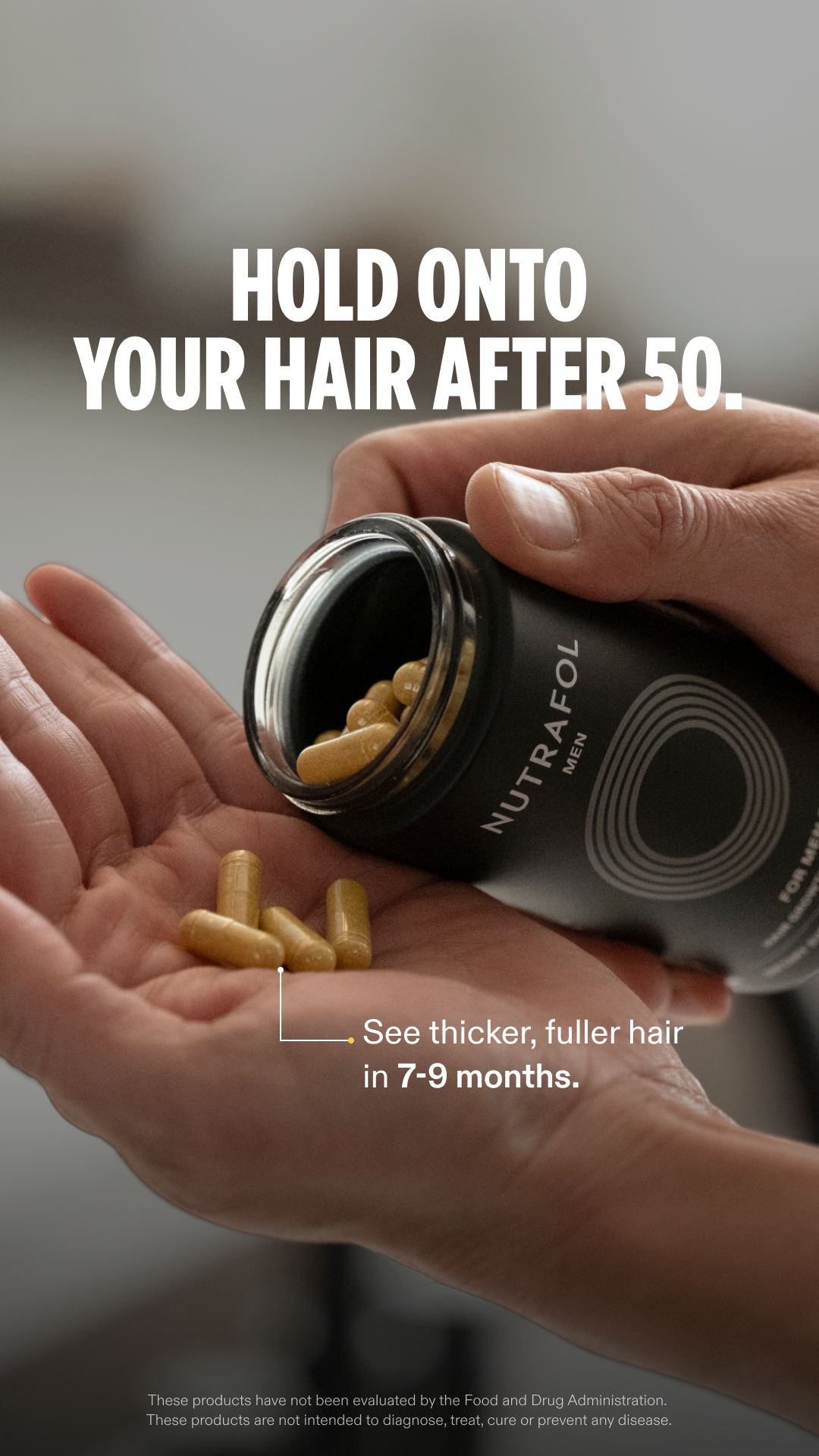 Nutrafol Men Facebook ad