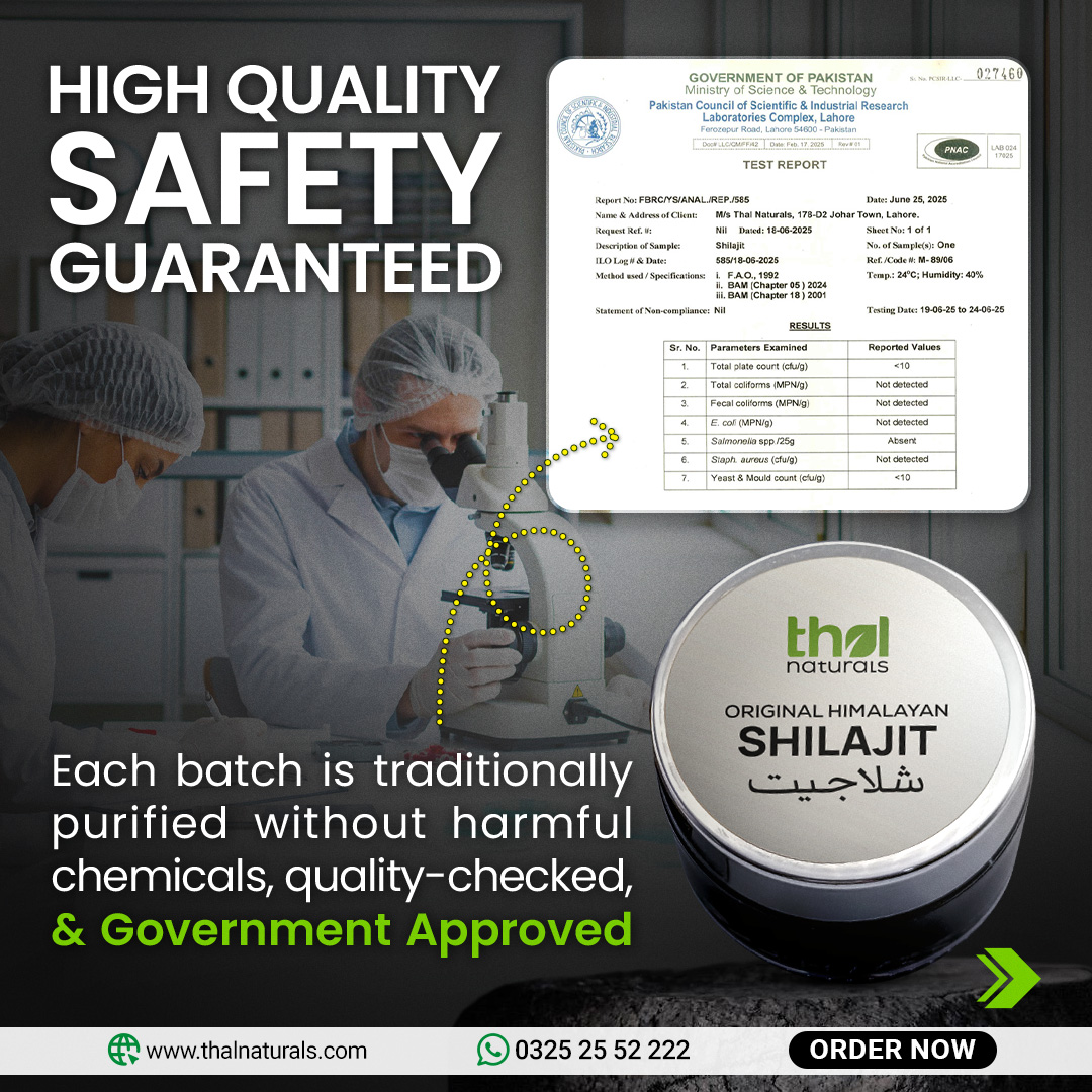 Thal Naturals Facebook ad: Buy with confidence, we stand by our quality!