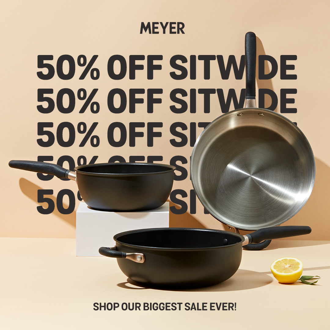 Meyer Cookware Facebook ad from Oct 31, 2025