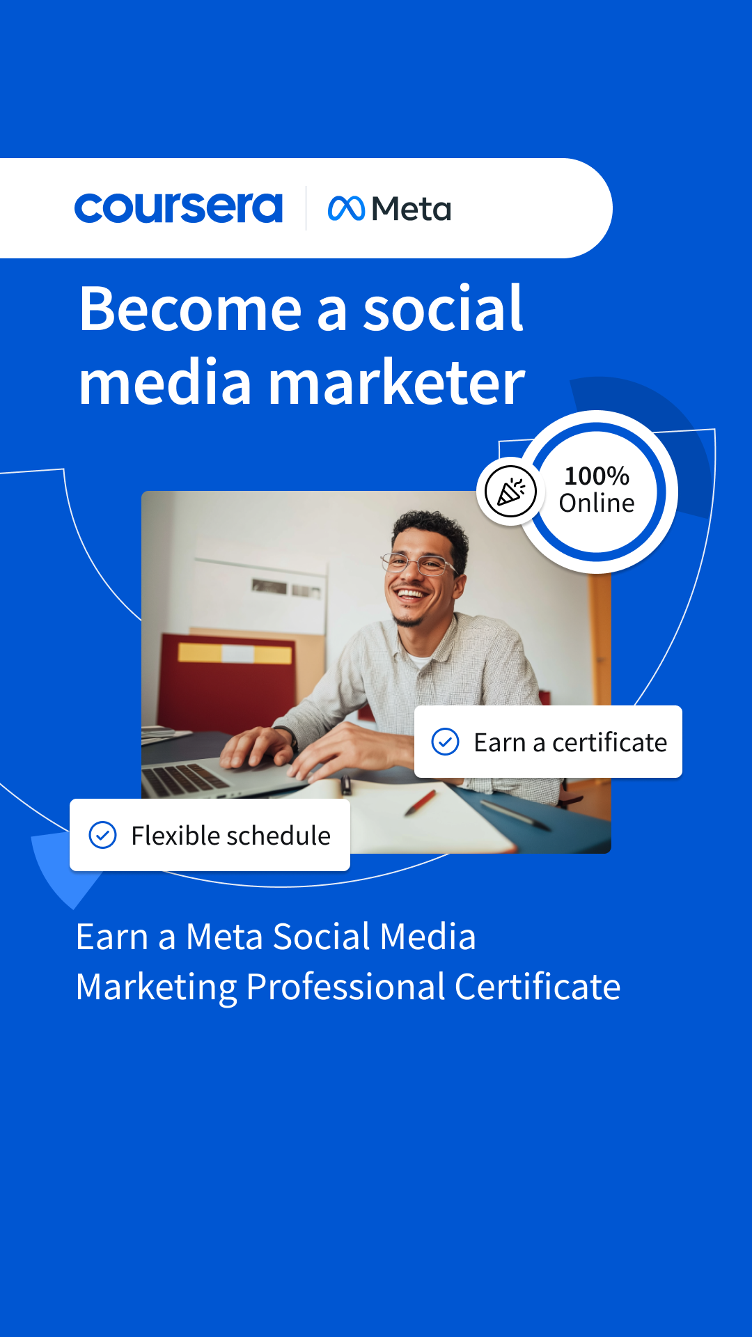 Coursera Facebook ad