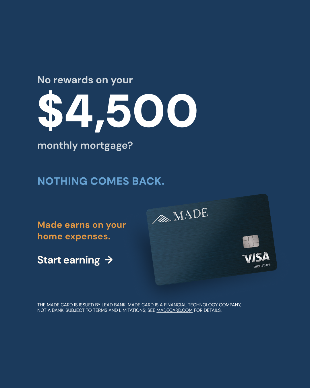 Made Card Facebook ad from May 30, 2026