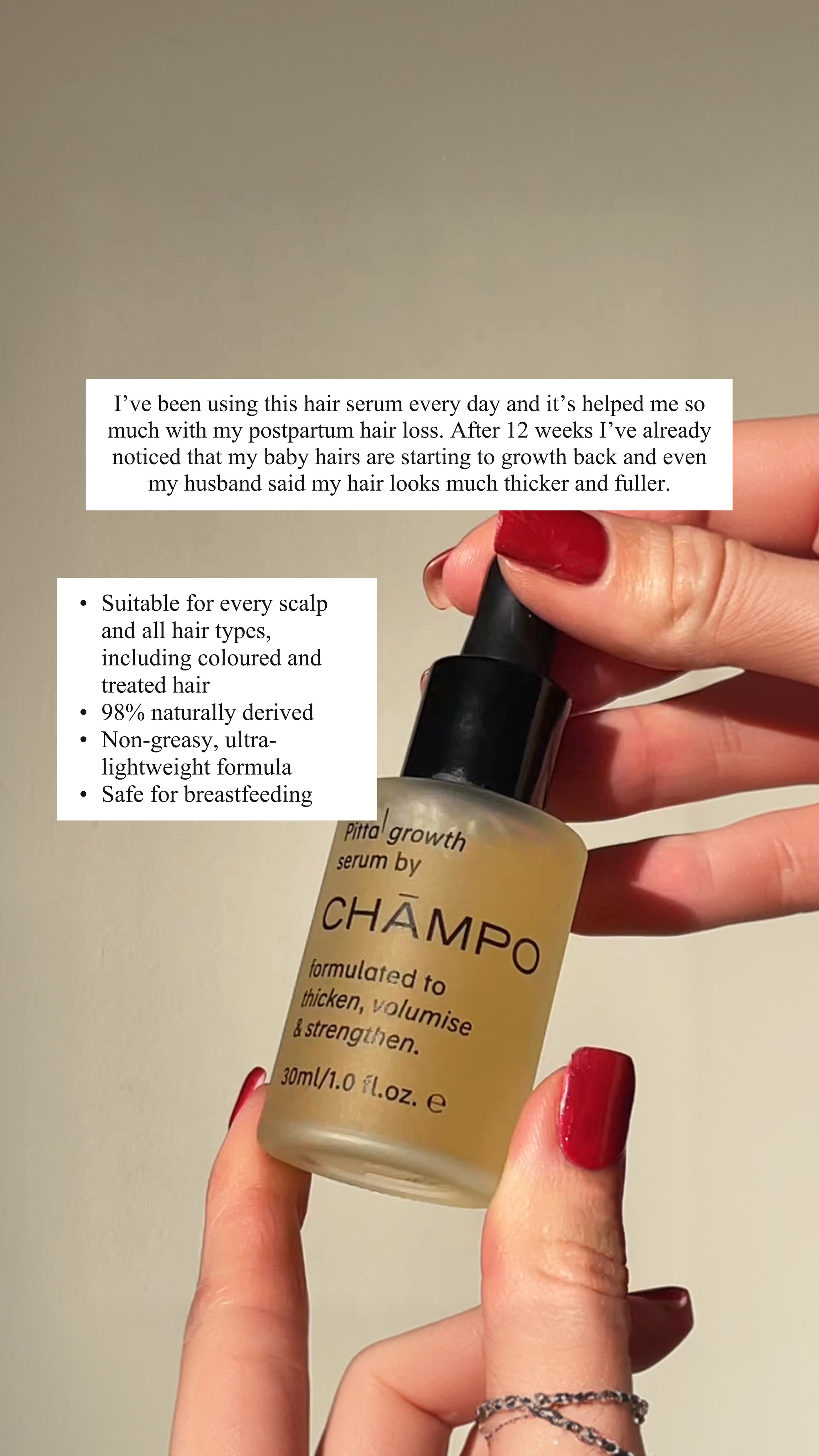 Chāmpo Haircare Facebook ad