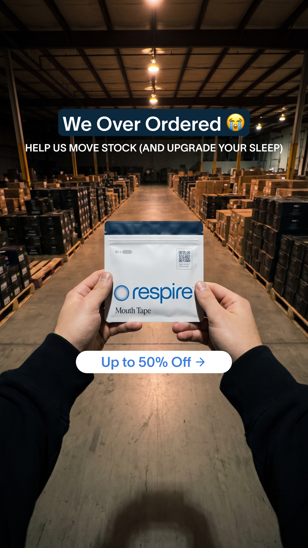 Try Respire Facebook ad