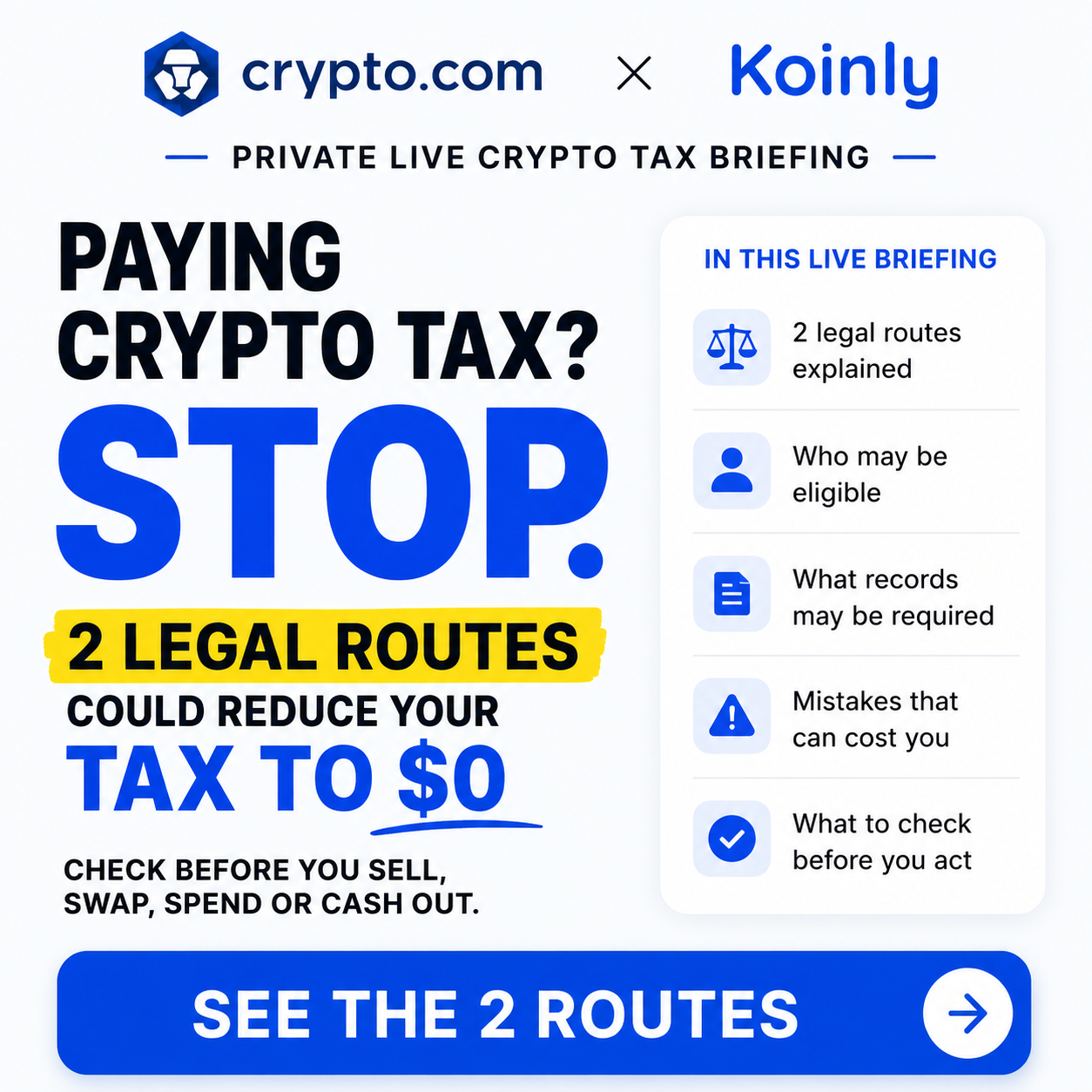 Digital Asset Updates Insider Facebook ad: 2 Legal Routes to a Potential $0 Crypto Tax Outcome