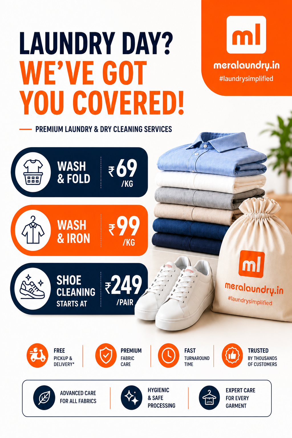 Mera Laundry Facebook ad