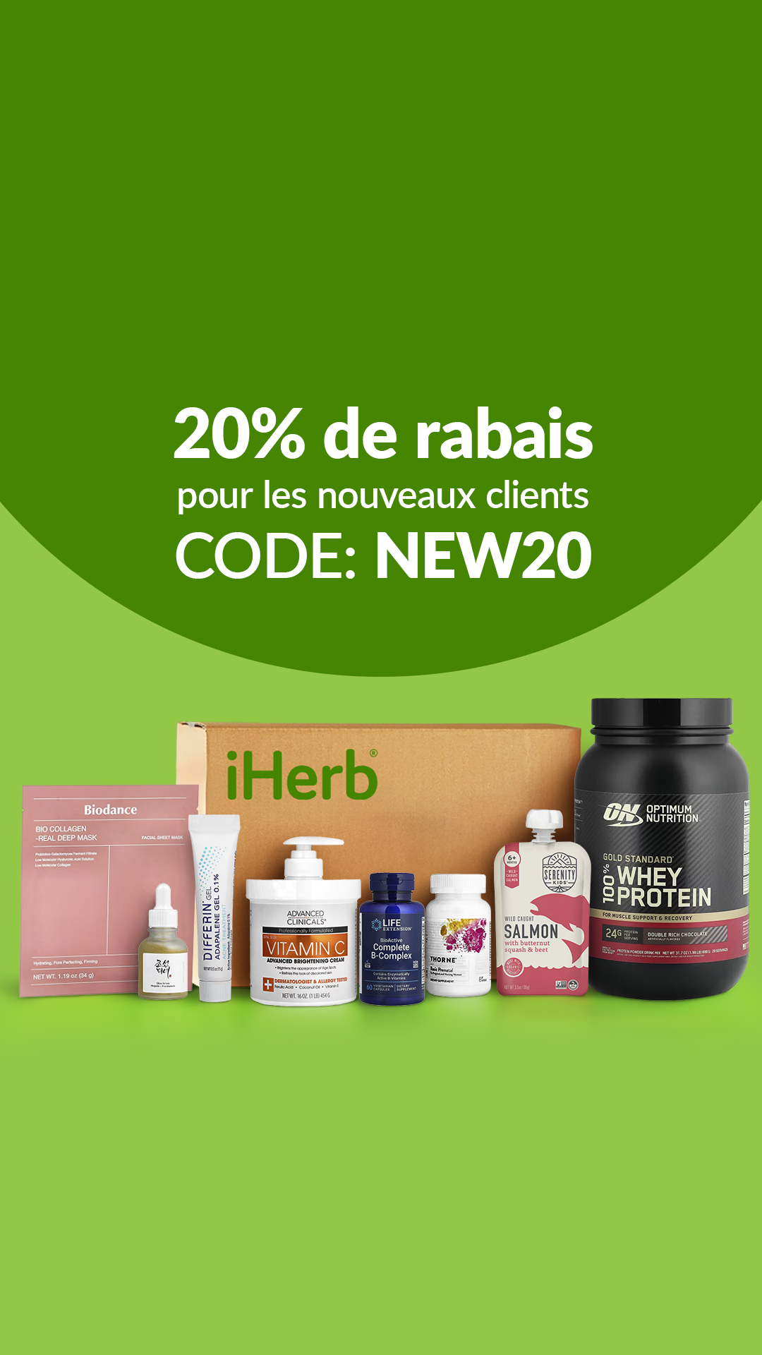 iHerb.com French Facebook ad