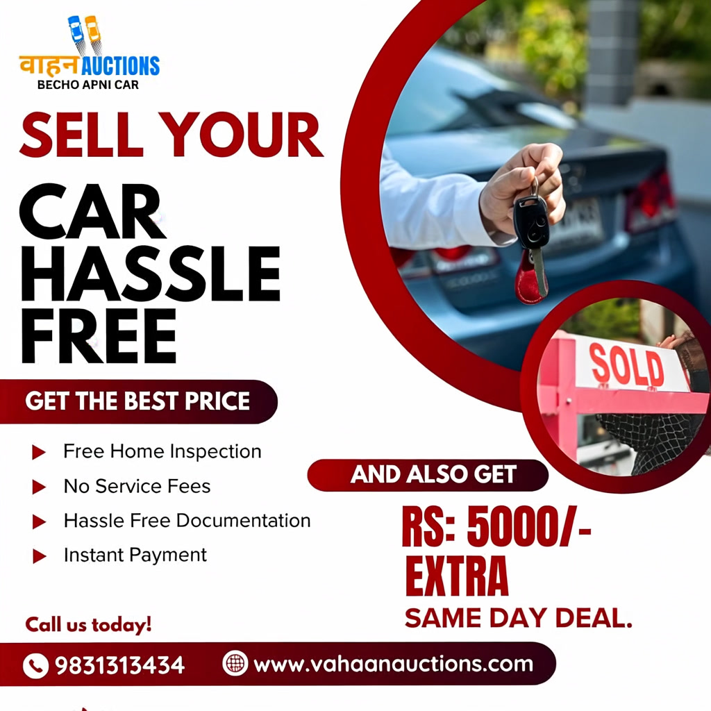 Vahaan Auctions Facebook ad